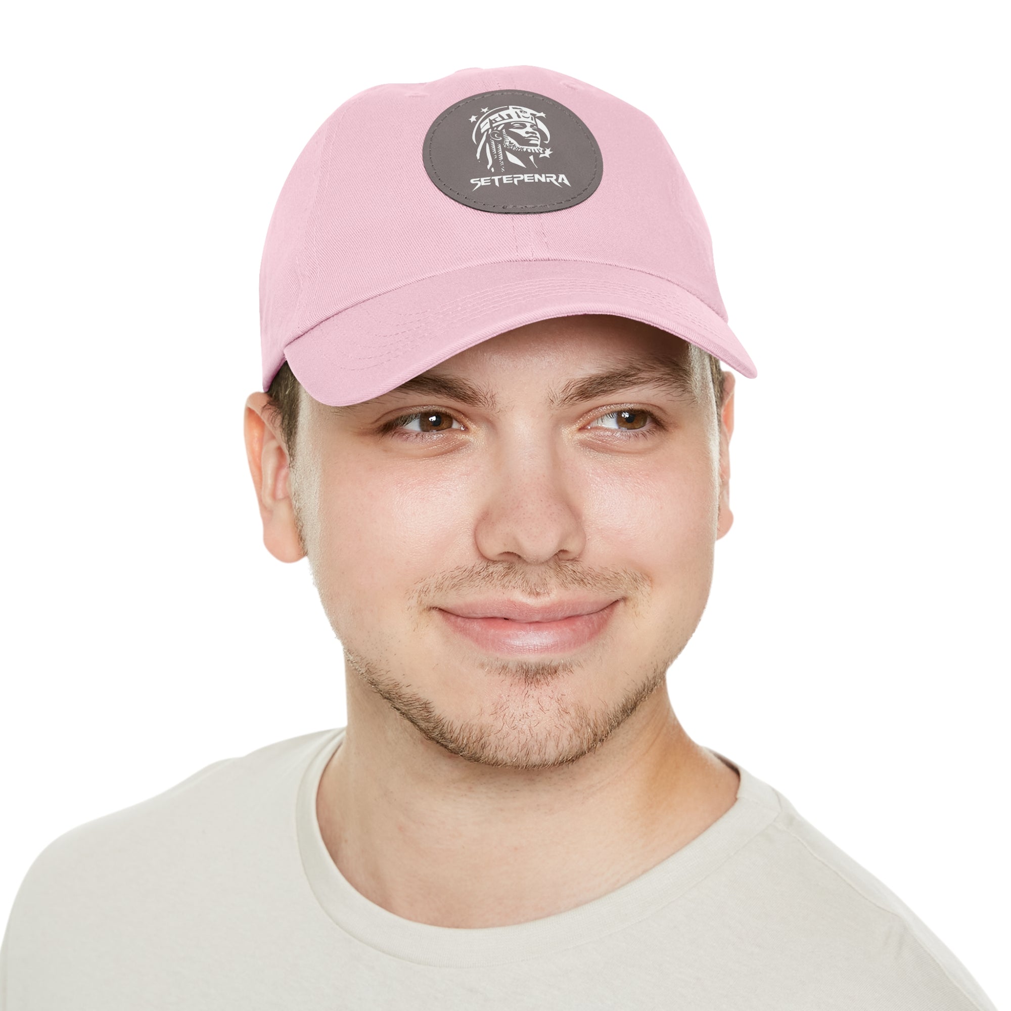 SETEPENRA Dad Hat with Leather Patch (Round)