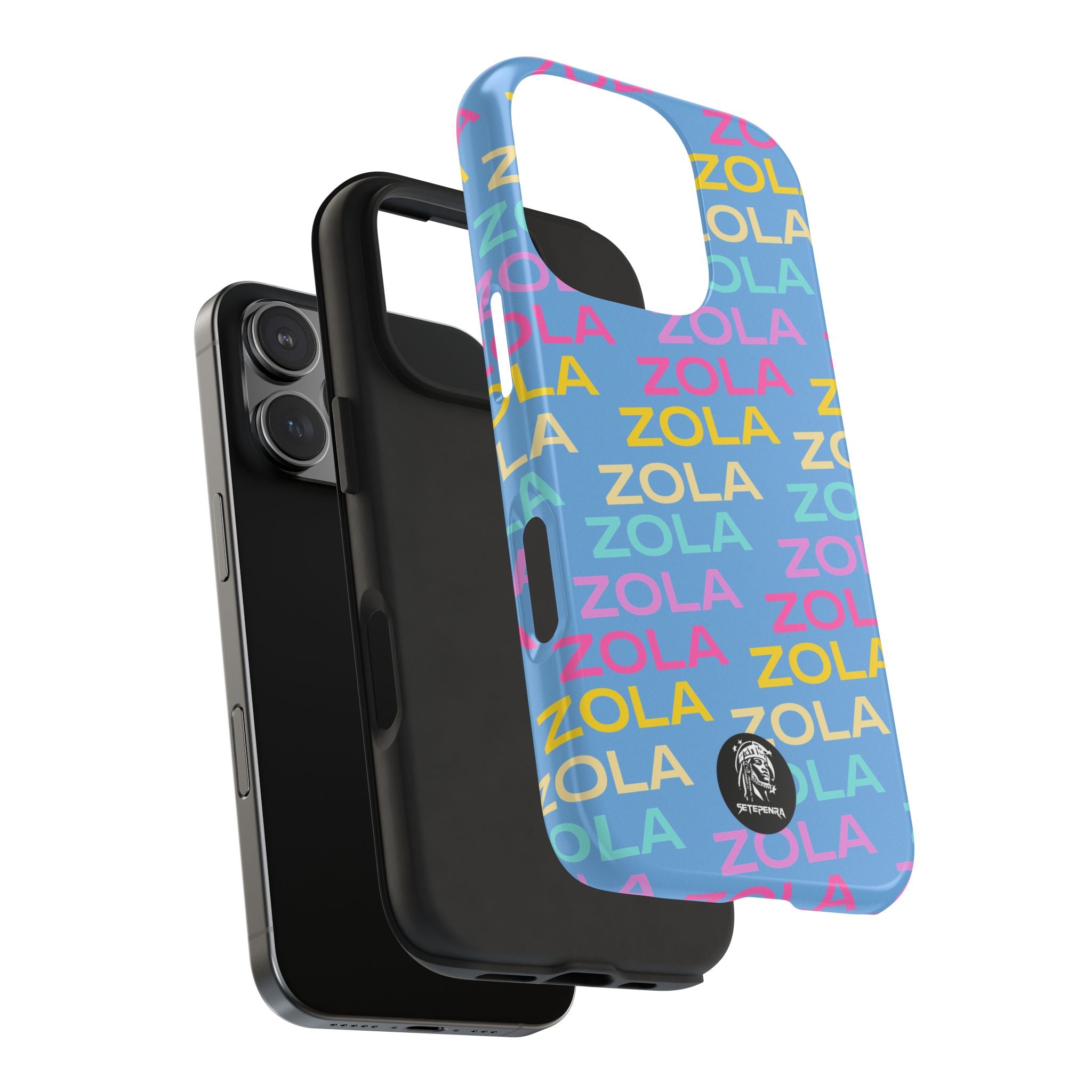Zola Tough Phone Case (For iPhone, Galaxy & More) - Light Blue