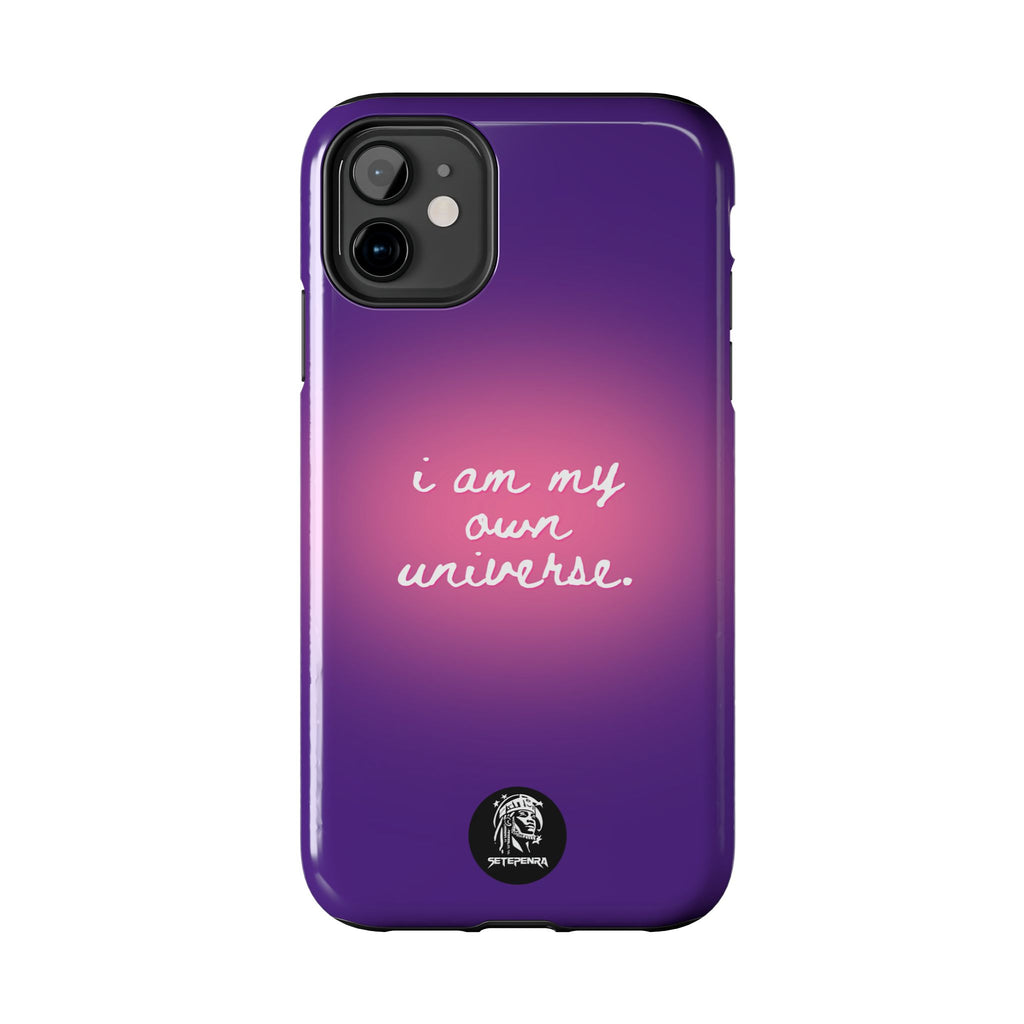 I Am My Own Universe Tough Phone Case (For iPhone, Galaxy & More) - Purple