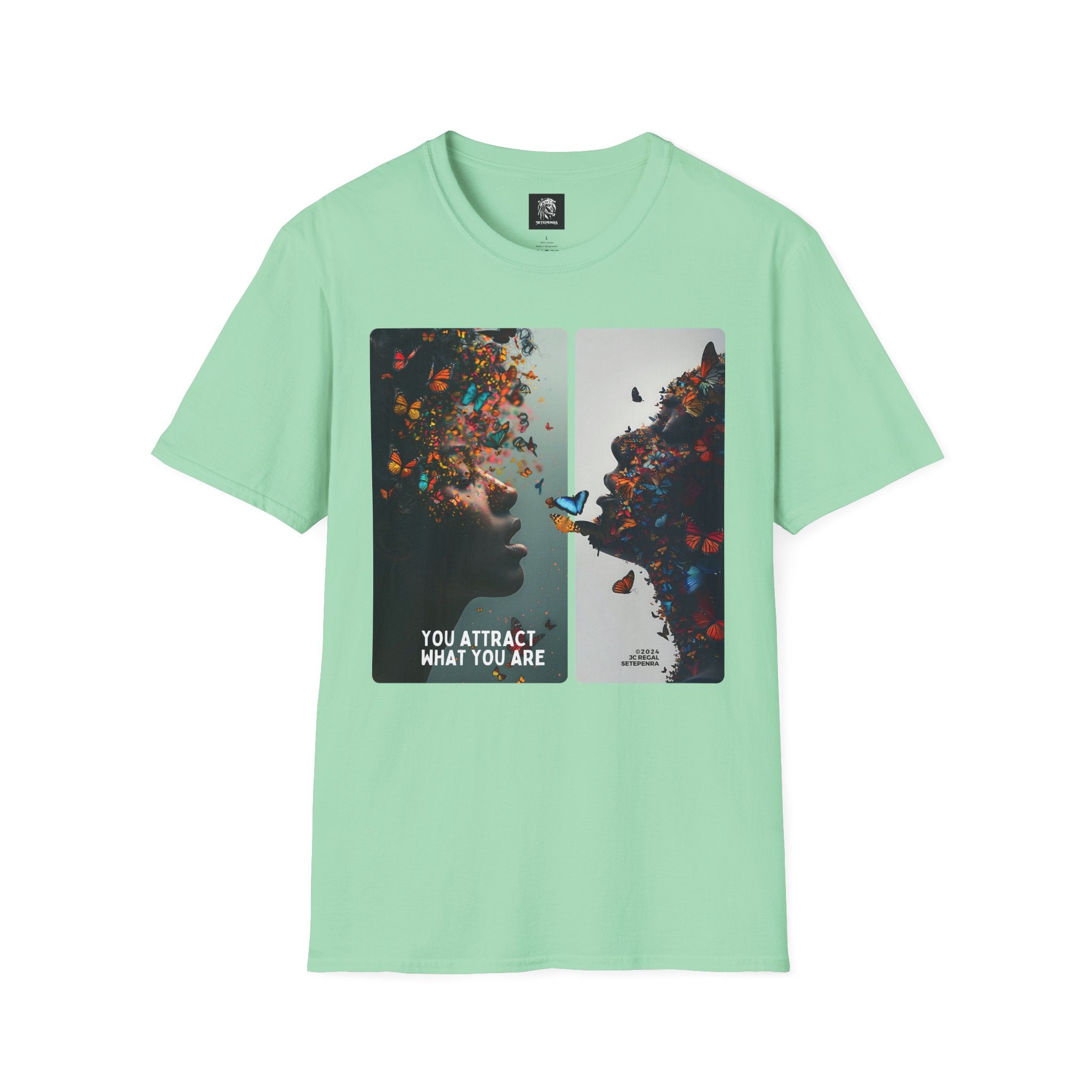 You Attract What You Are (2nd Edition) Unisex Softstyle T-Shirt SETEPENRA T-Shirt.