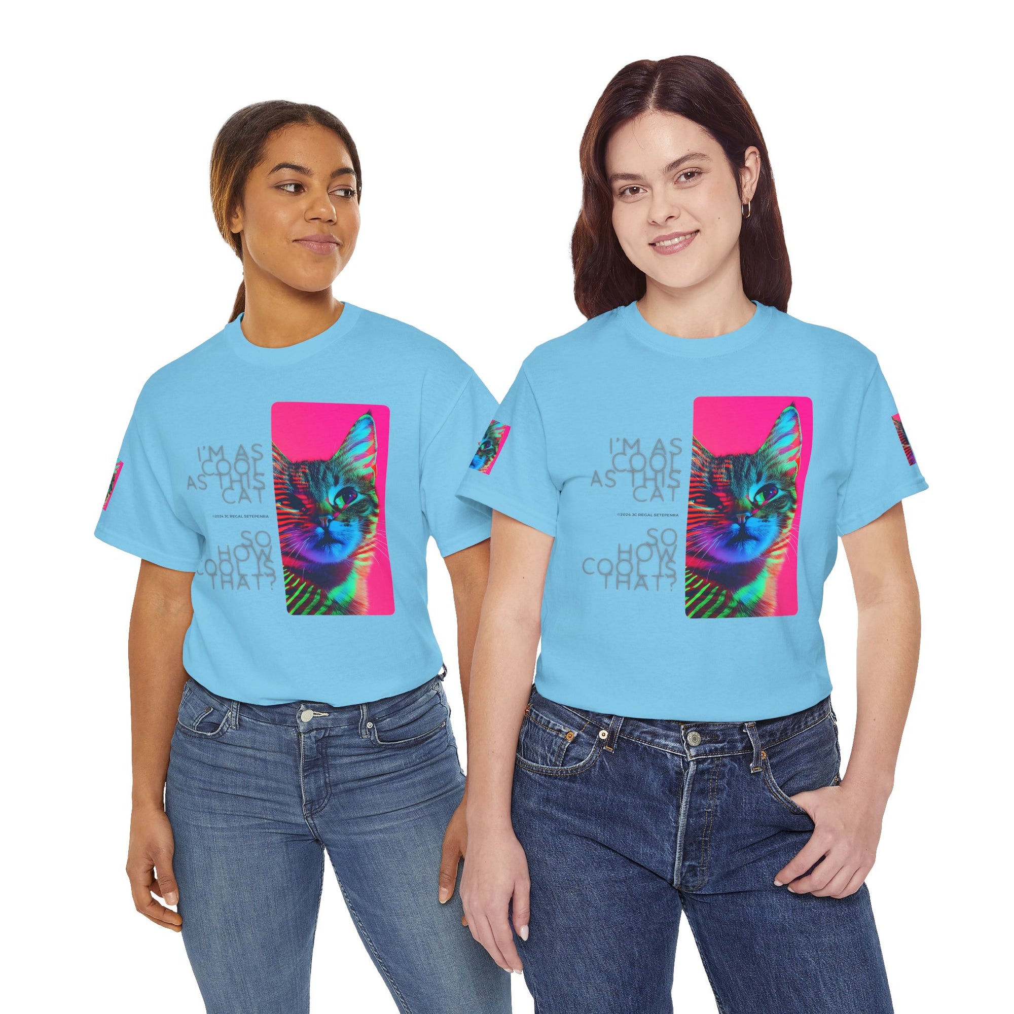 Cool Cat (Whiskers 2) Unisex Heavy Cotton Tee