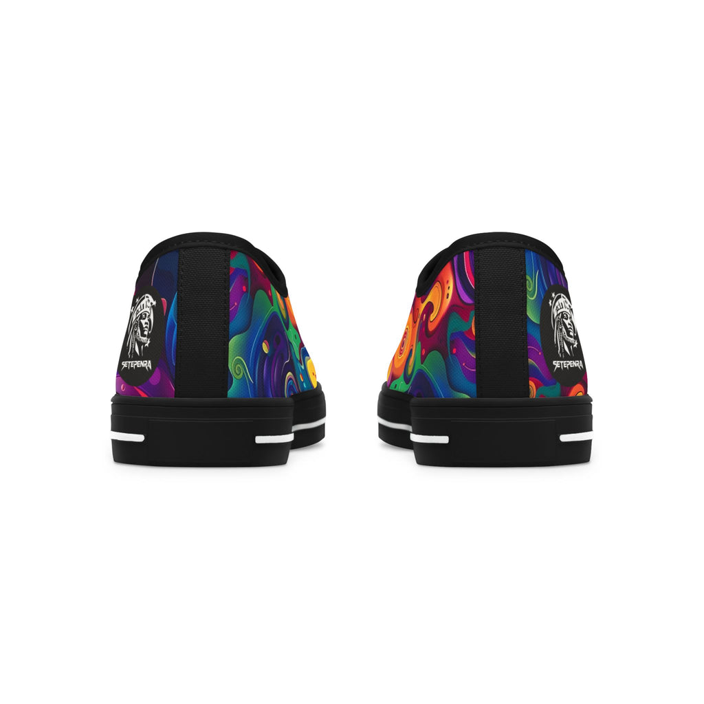 Psychedelic Women's Low Top Sneakers SETEPENRA Shoes.