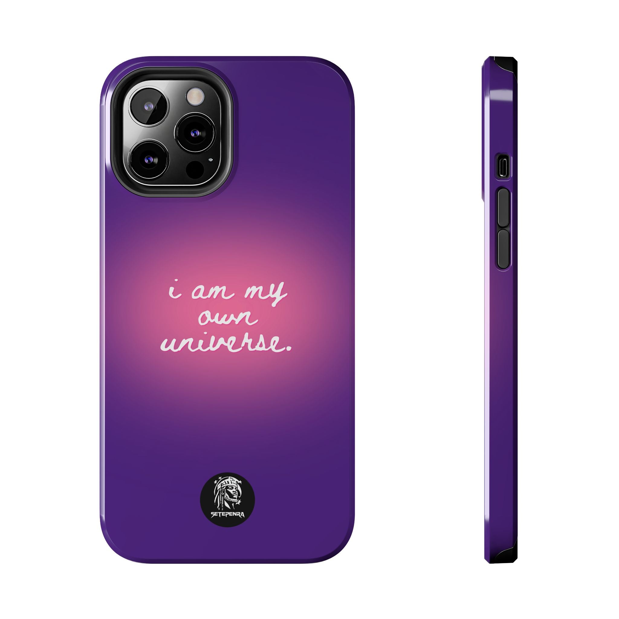 I Am My Own Universe Tough Phone Case (For iPhone, Galaxy & More) - Purple SETEPENRA Phone Case.
