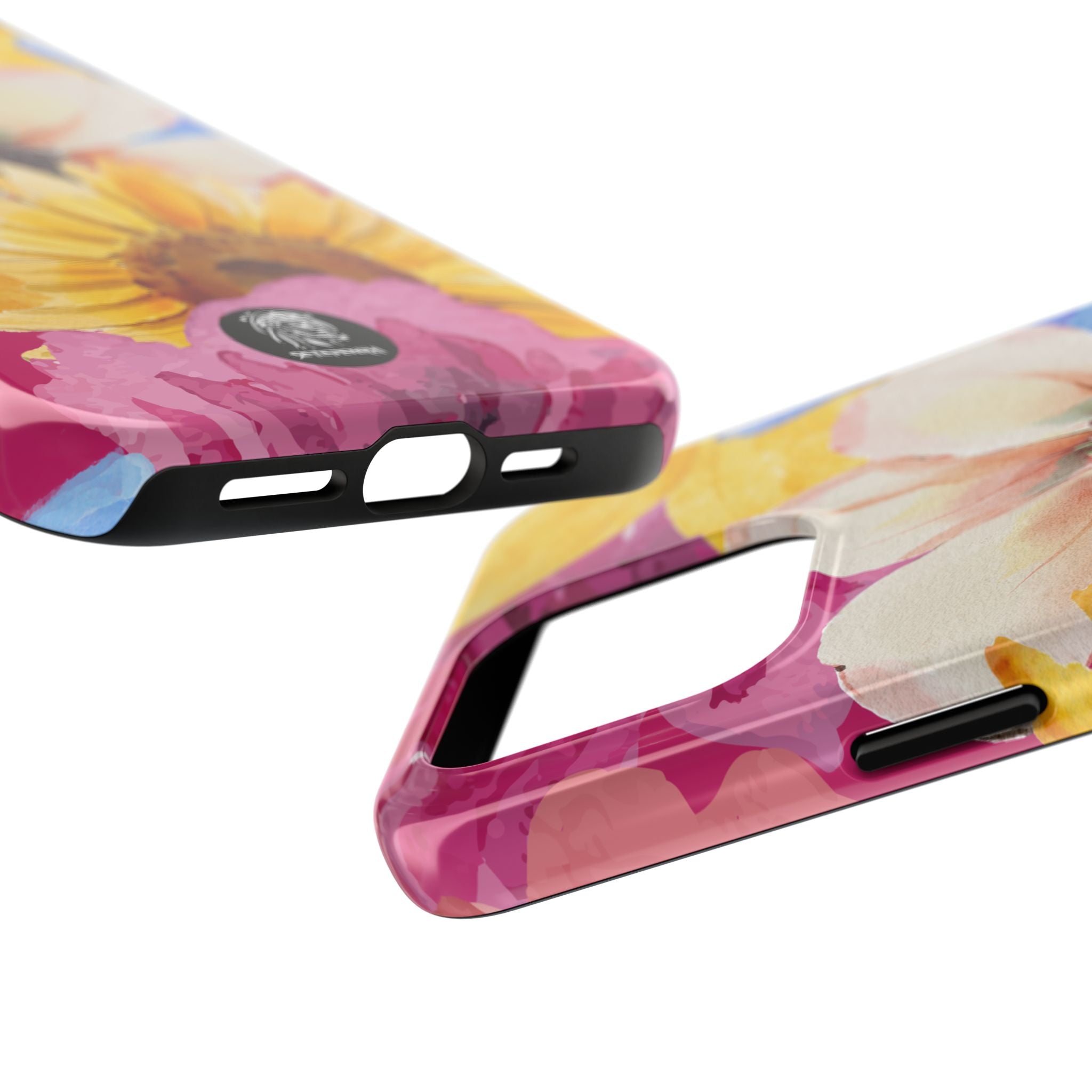 Watercolor Flowers Tough Phone Case (For iPhone, Galaxy & More)