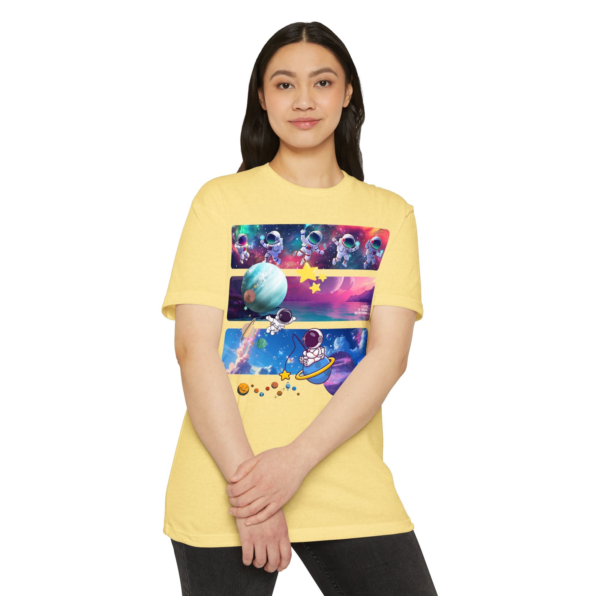 Astro Cosmo Unisex CVC Jersey T-shirt