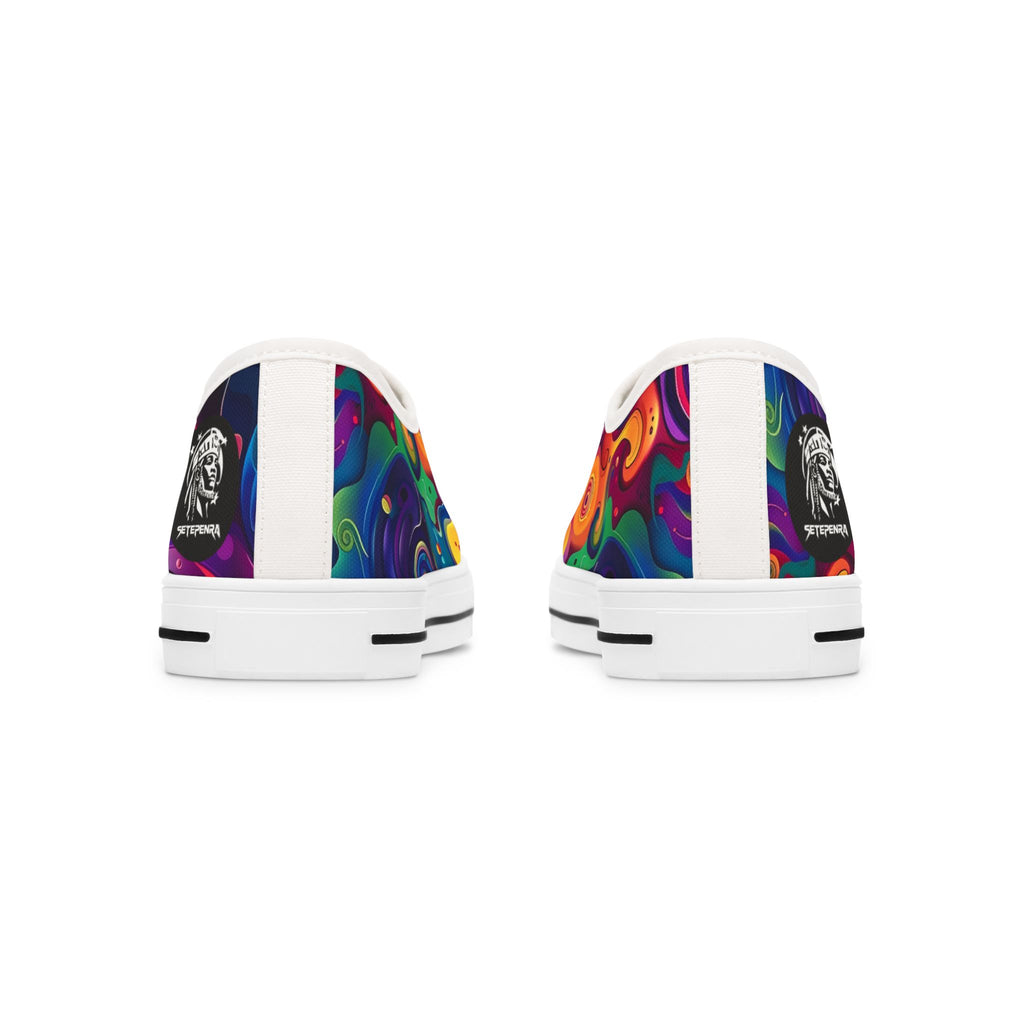 Psychedelic Women's Low Top Sneakers SETEPENRA Shoes.
