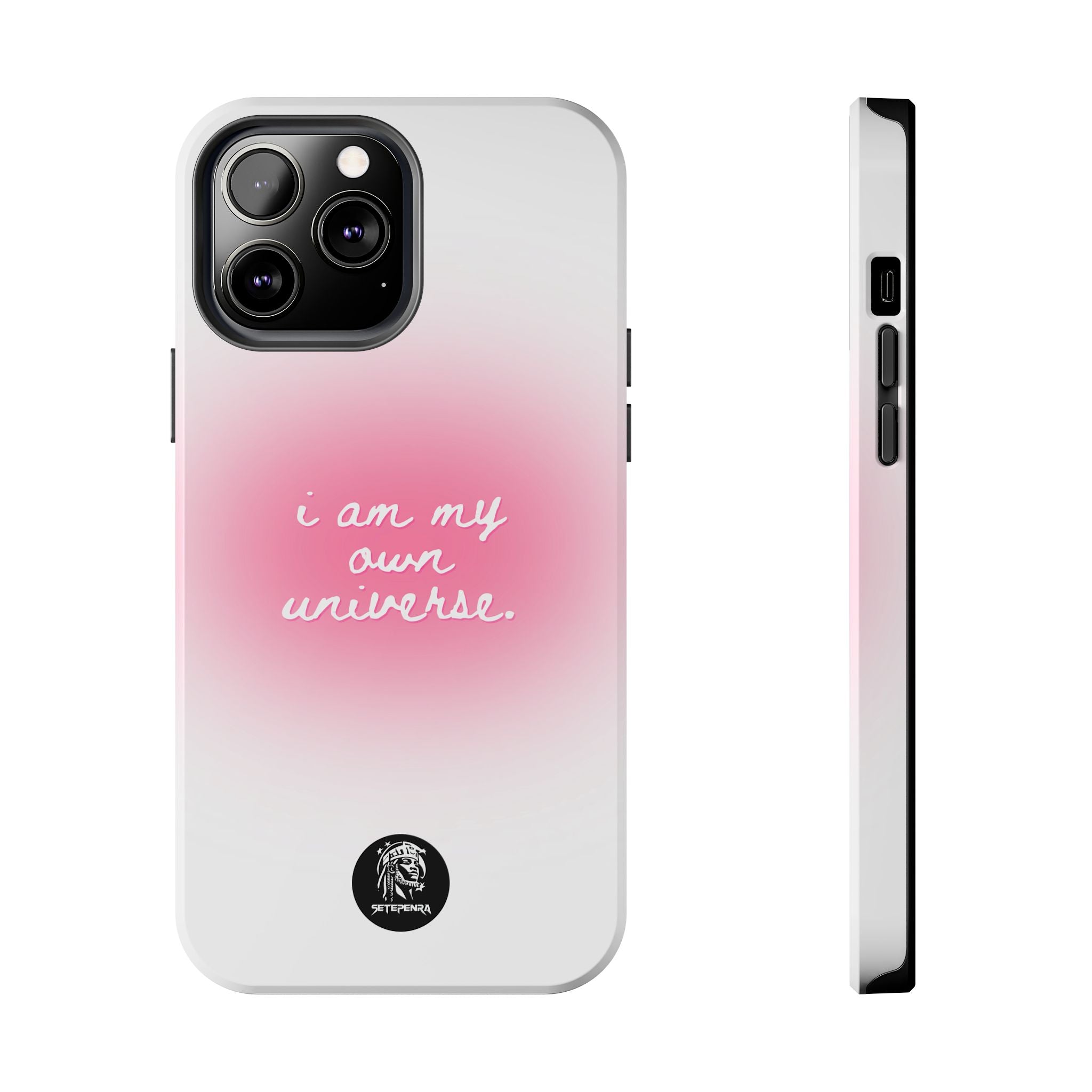 I Am My Own Universe Tough Phone Case (For iPhone, Galaxy & More) - White SETEPENRA Phone Case.