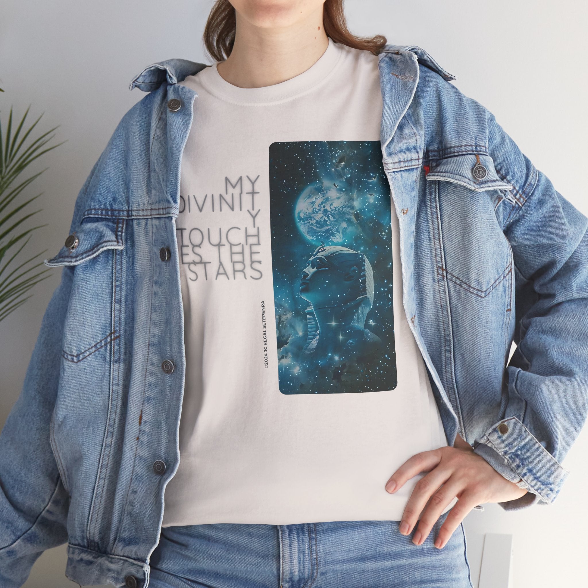 My Divinity Touches The Stars Unisex Heavy Cotton Tee