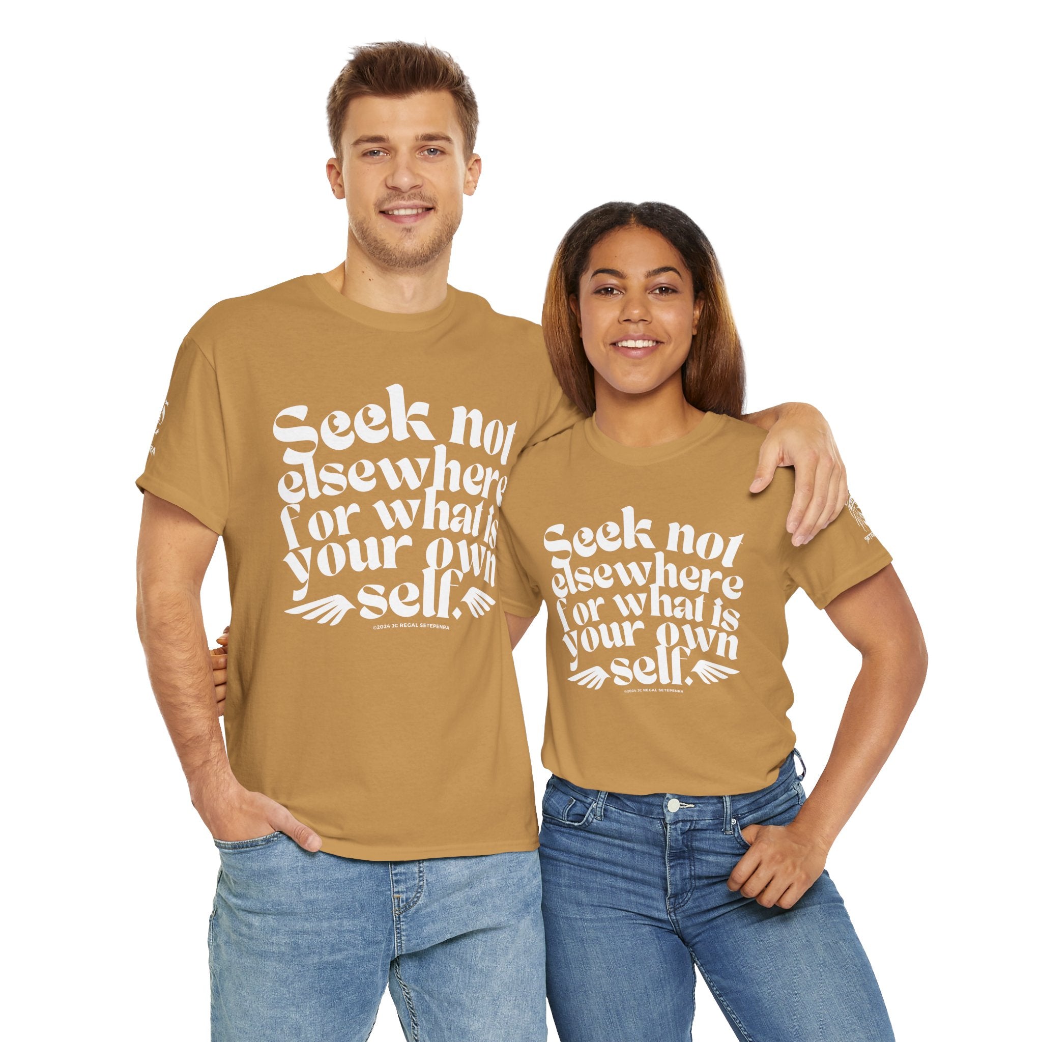 Seek Not Elsewhere Unisex Heavy Cotton Tee