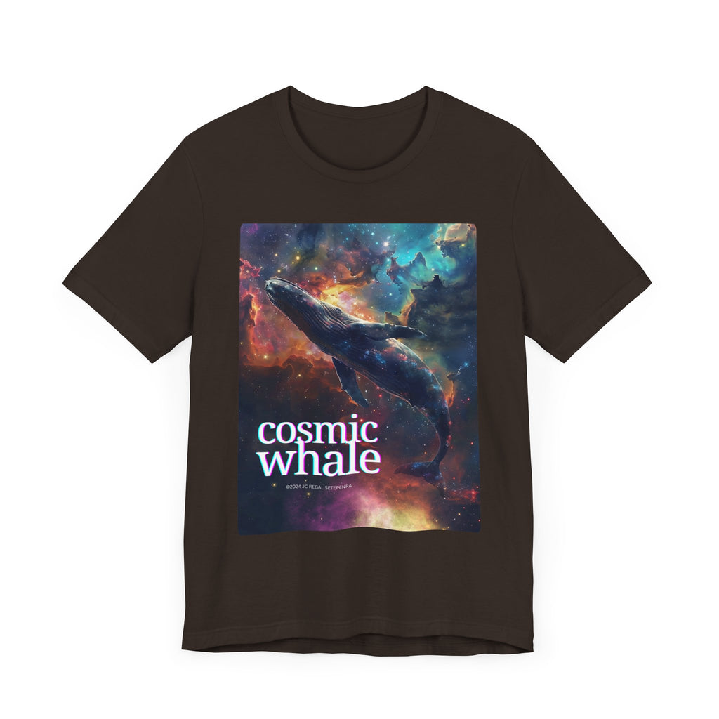 Cosmic Whale Unisex Jersey Short Sleeve Tee SETEPENRA T-Shirt.