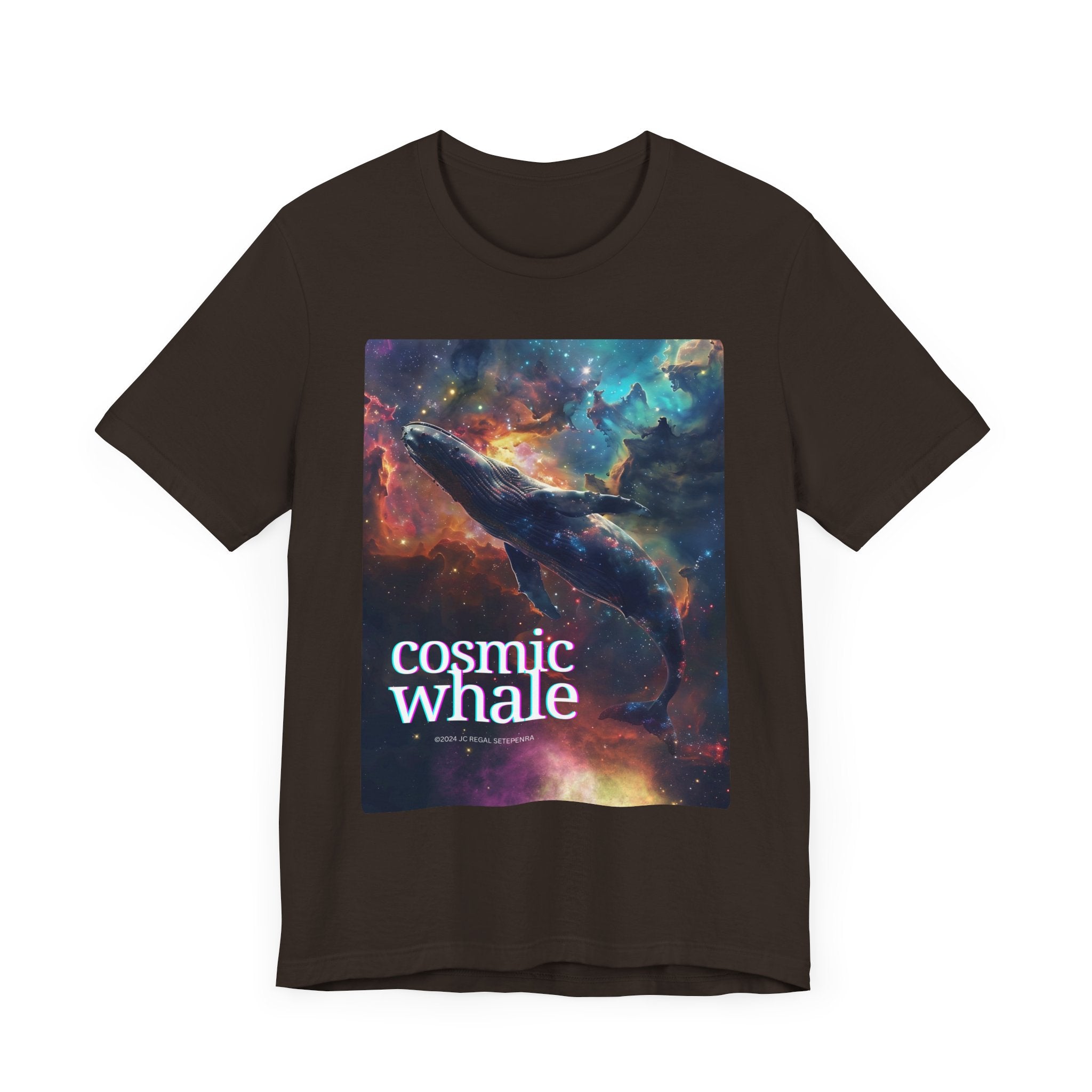 Cosmic Whale Unisex Jersey Short Sleeve Tee SETEPENRA T-Shirt.