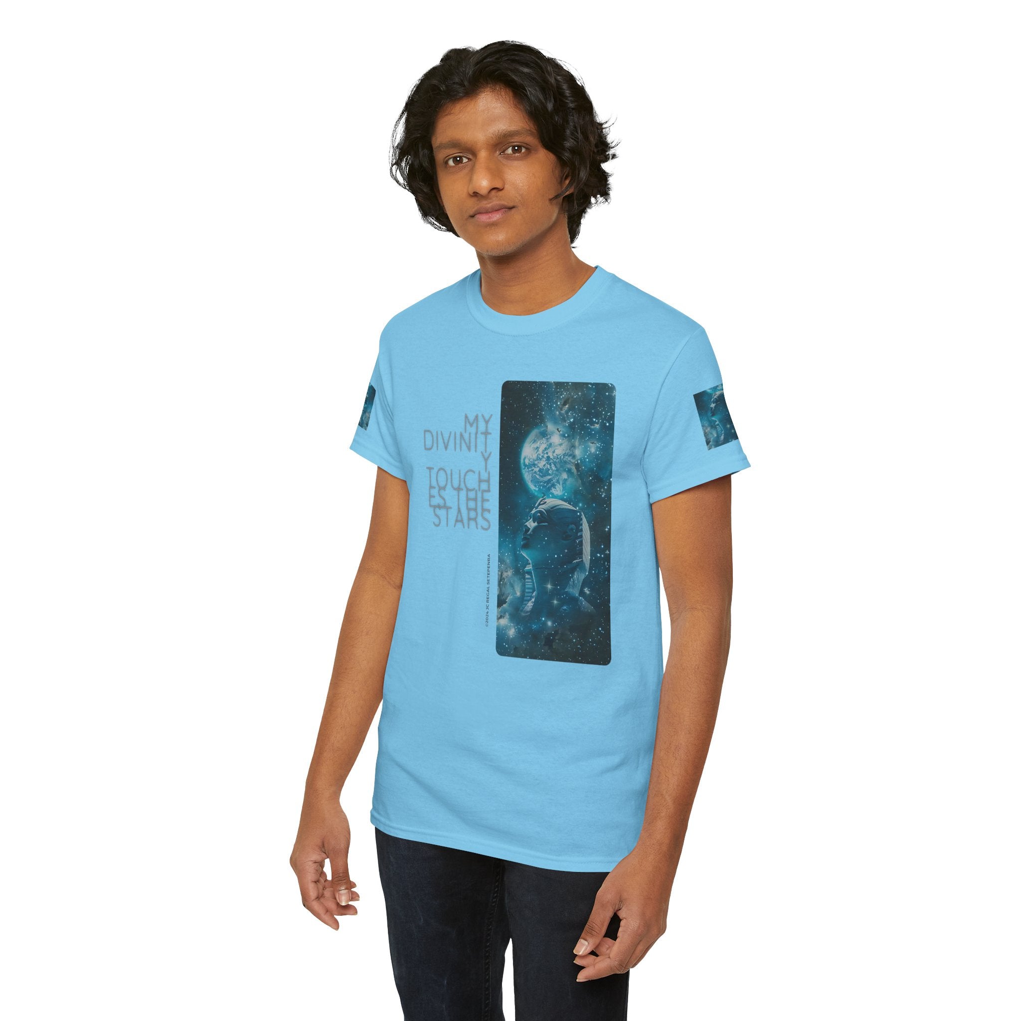 My Divinity Touches The Stars Unisex Heavy Cotton Tee