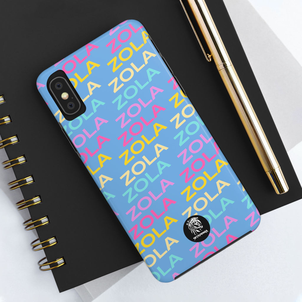 Zola Tough Phone Case (For iPhone, Galaxy & More) - Light Blue