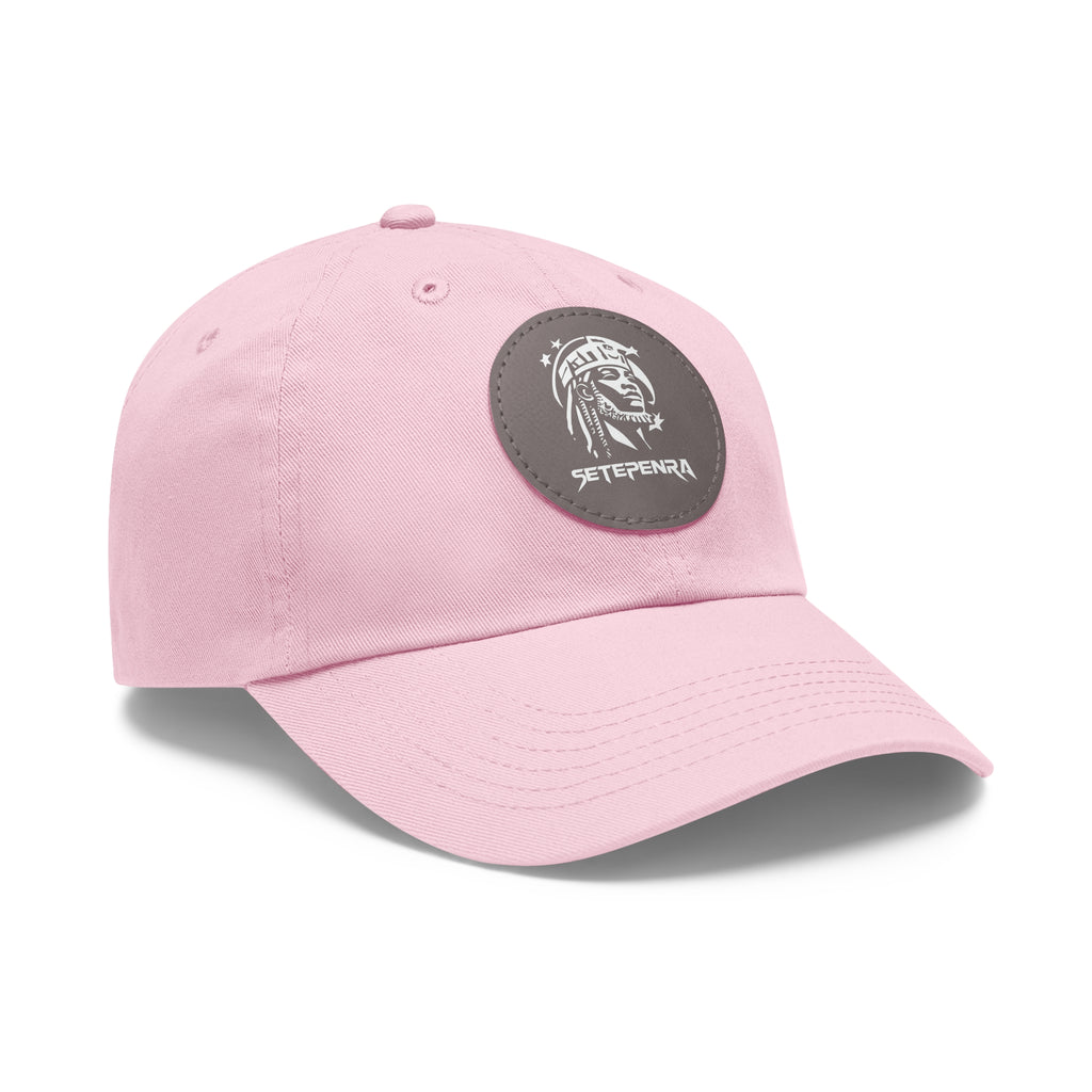 SETEPENRA Dad Hat with Leather Patch (Round)