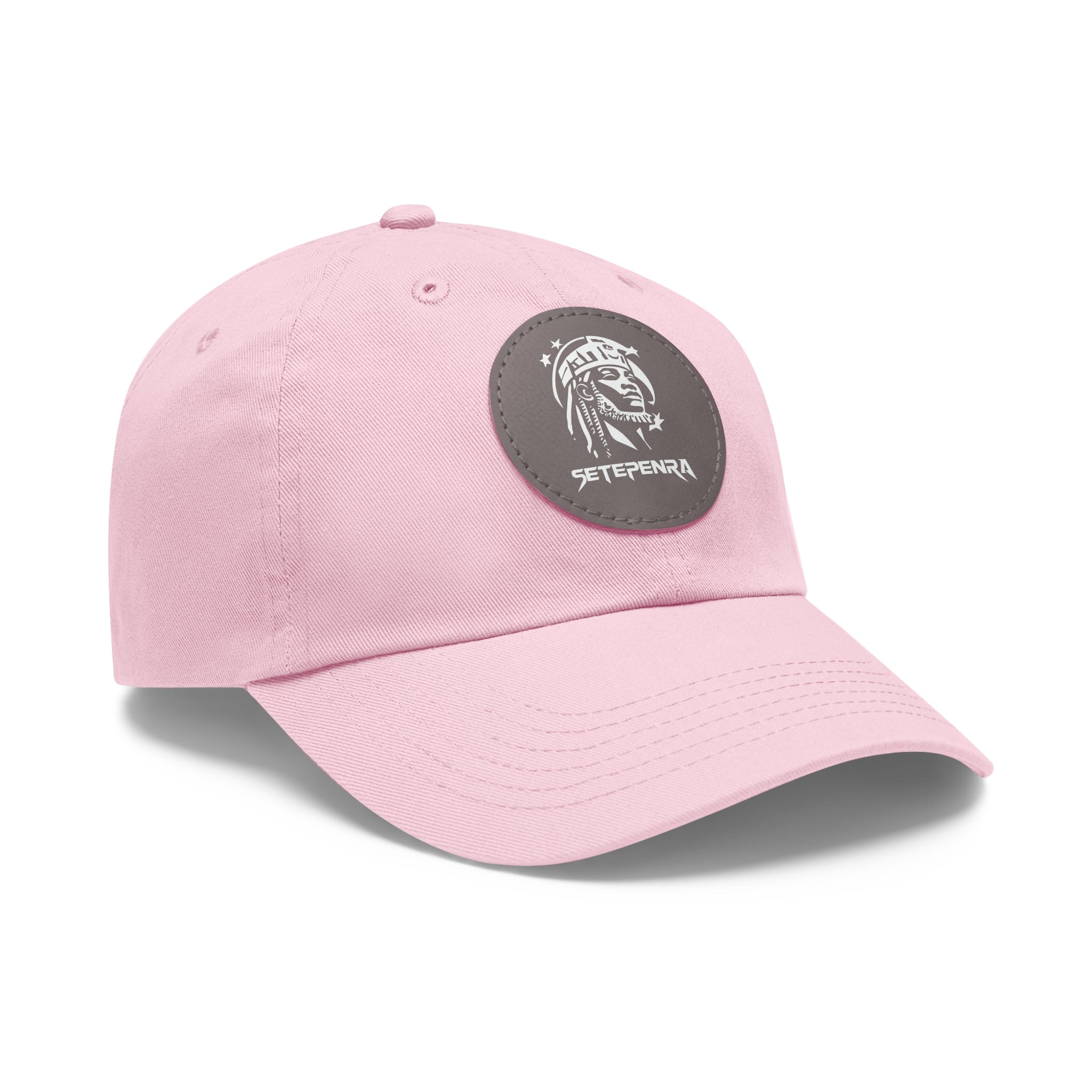 SETEPENRA Dad Hat with Leather Patch (Round)
