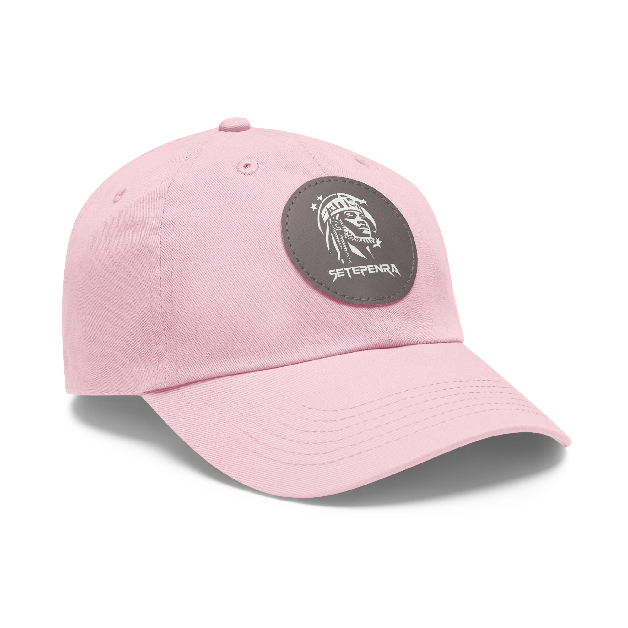 SETEPENRA Dad Hat with Leather Patch (Round)