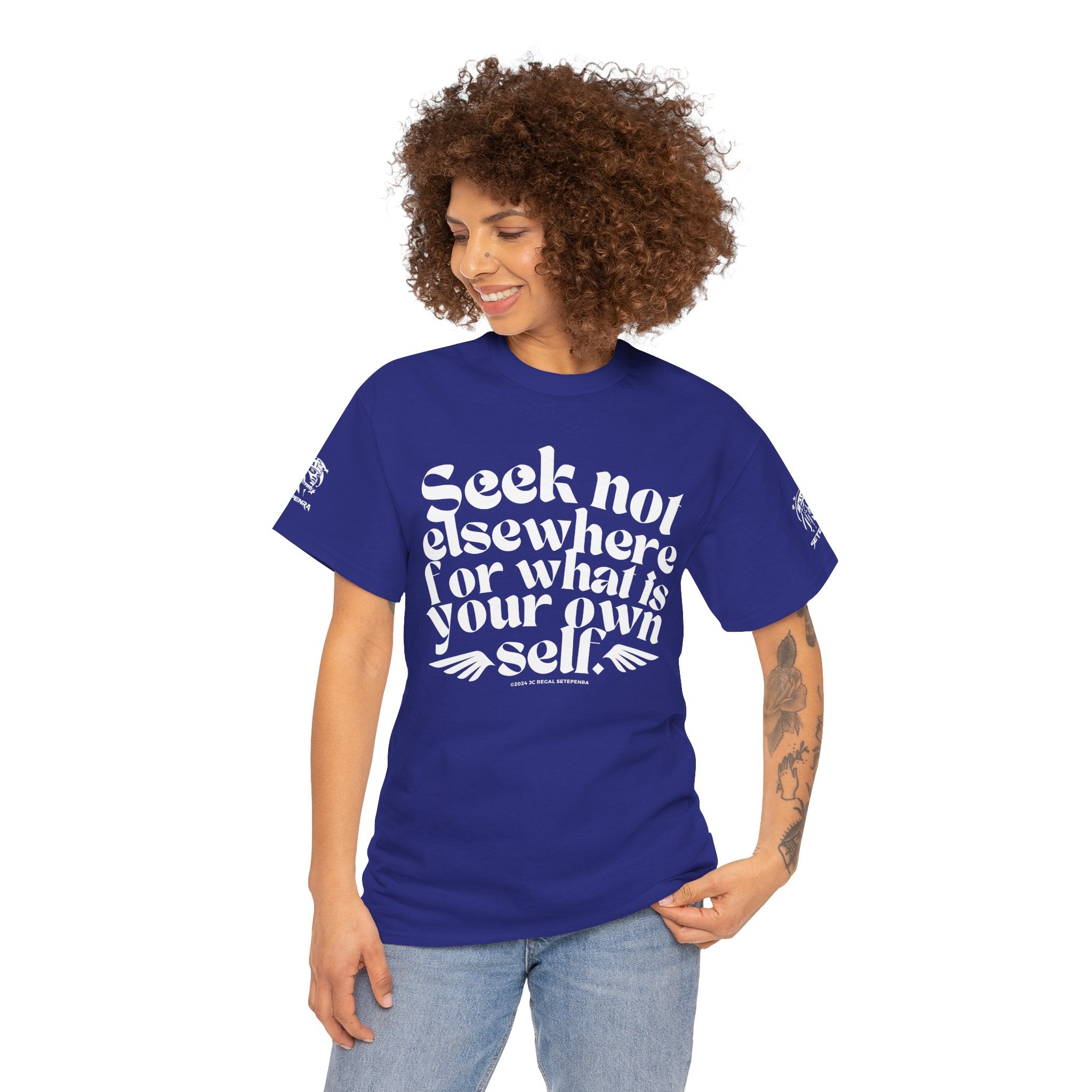 Seek Not Elsewhere Unisex Heavy Cotton Tee