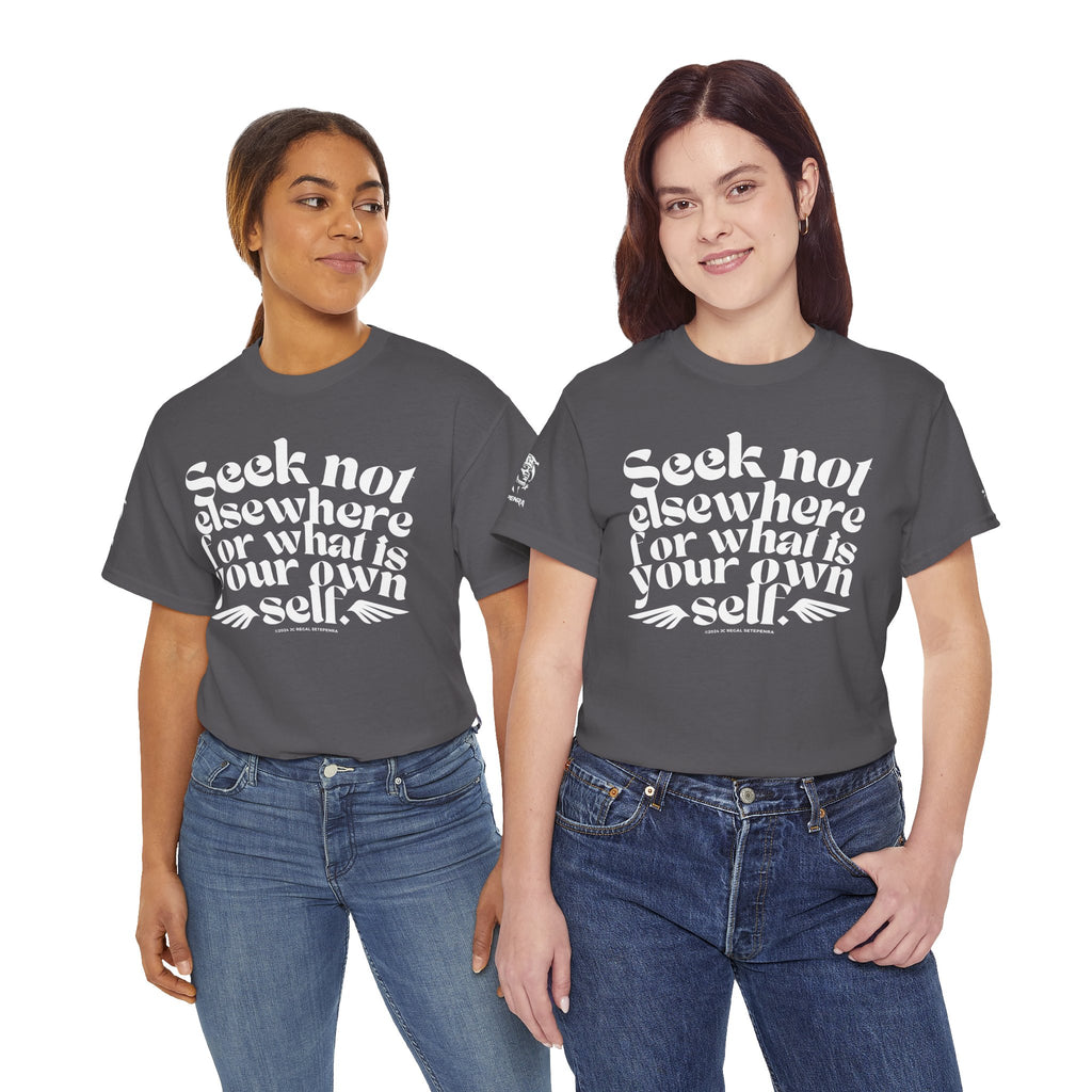Seek Not Elsewhere Unisex Heavy Cotton Tee
