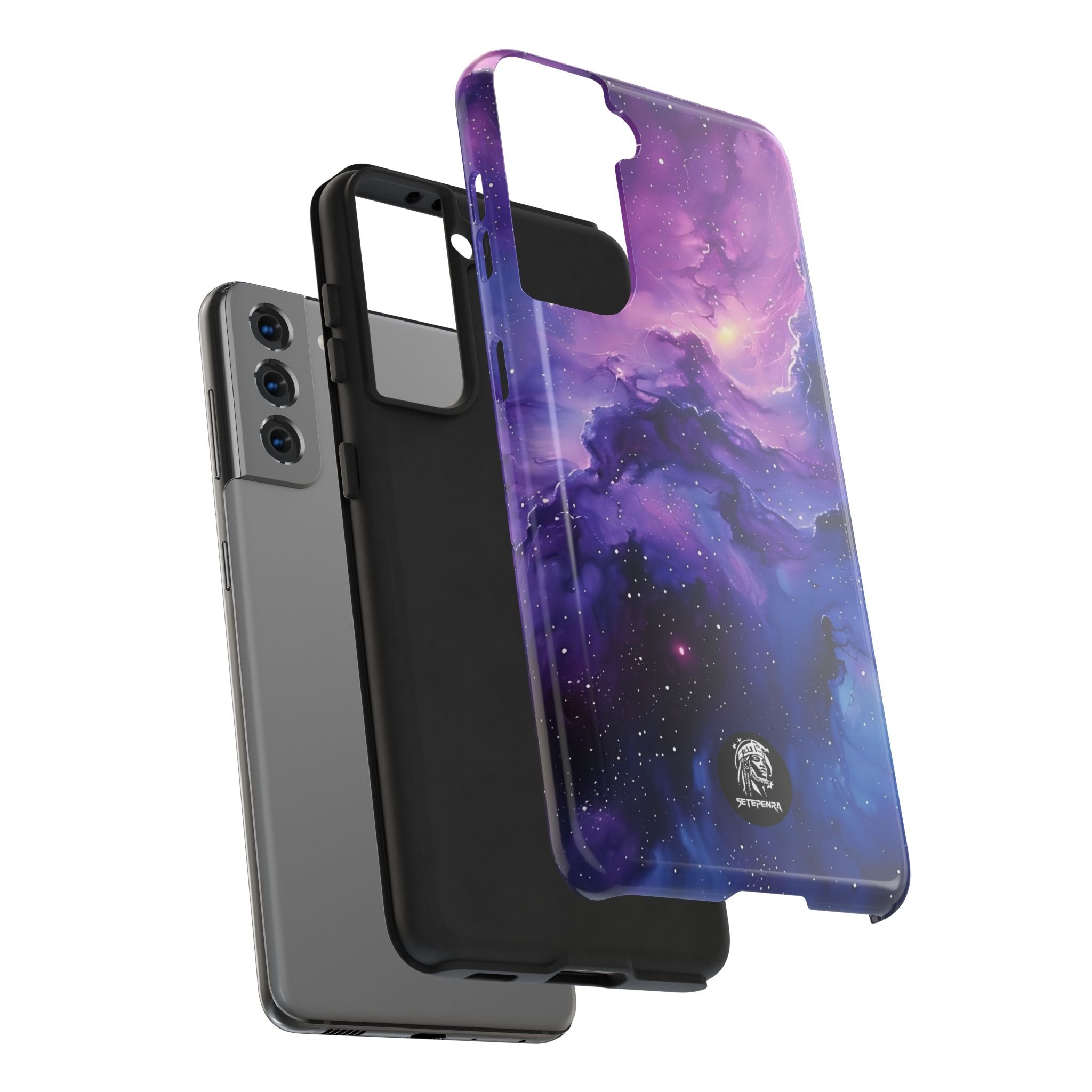 Purple Cosmos Tough Phone Case (For iPhone, Galaxy & More)