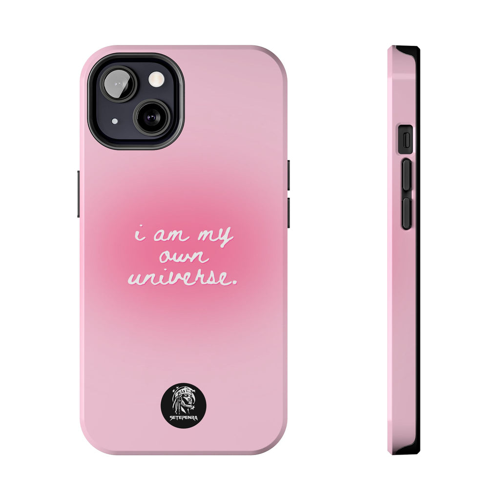 I Am My Own Universe Tough Phone Case (For iPhone, Galaxy & More) - Light Pink SETEPENRA Phone Case.