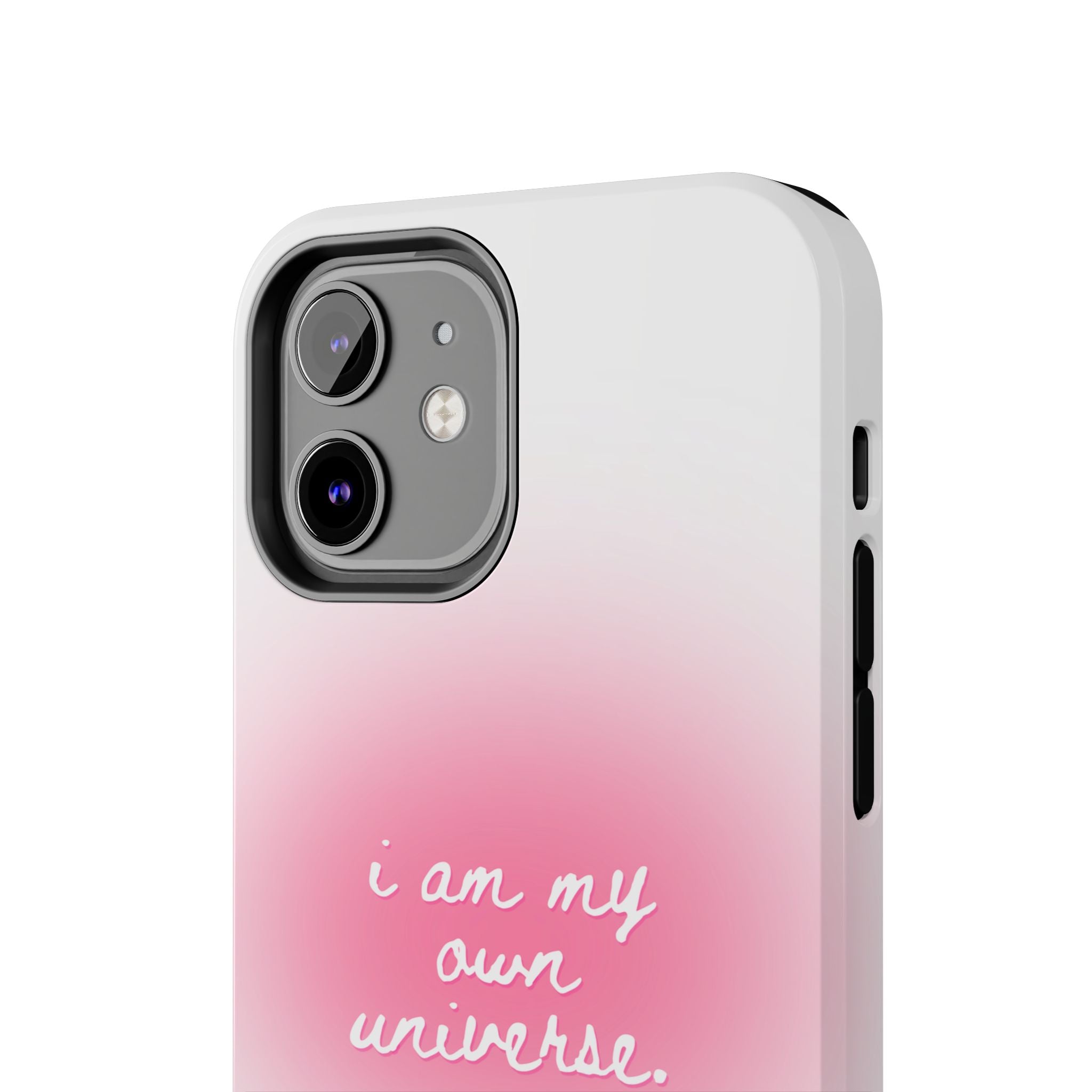 I Am My Own Universe Tough Phone Case (For iPhone, Galaxy & More) - White