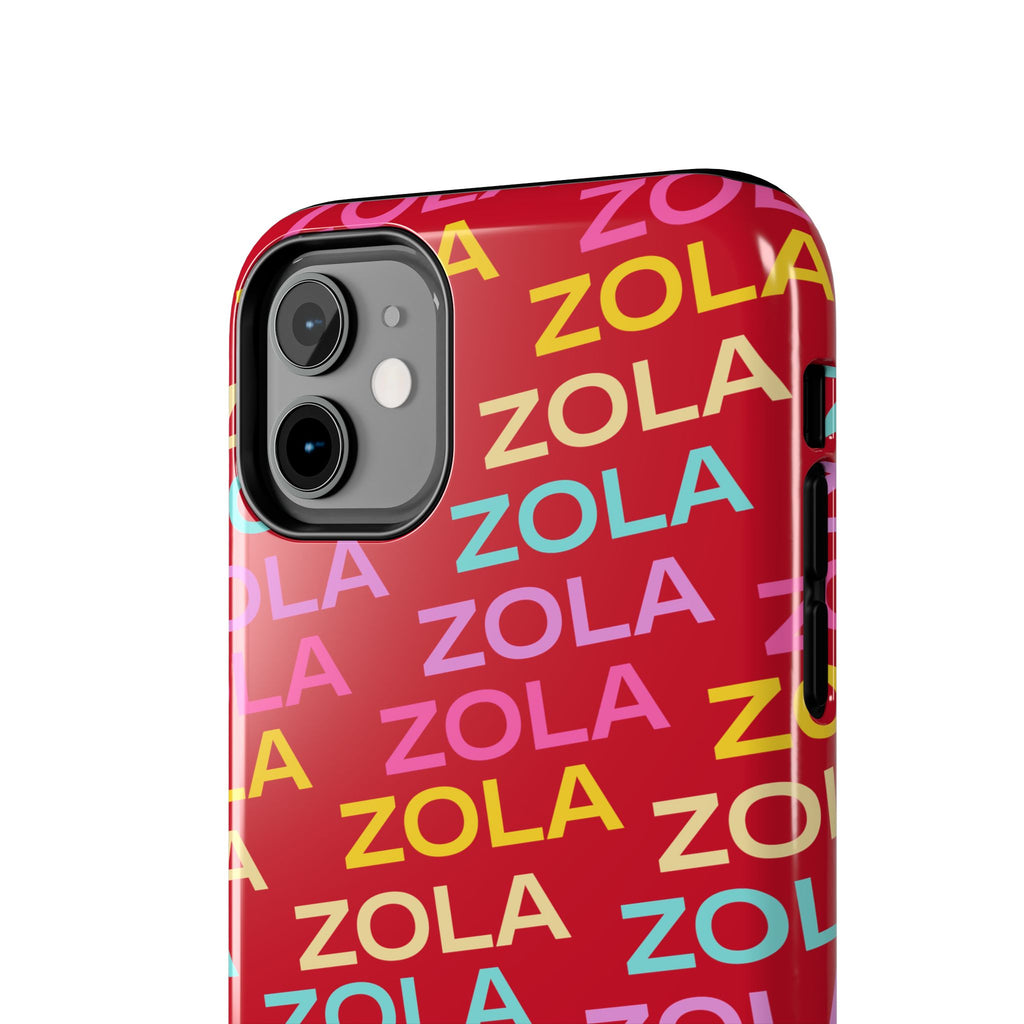 Zola Tough Phone Case (For iPhone, Galaxy & More) - Dark Red
