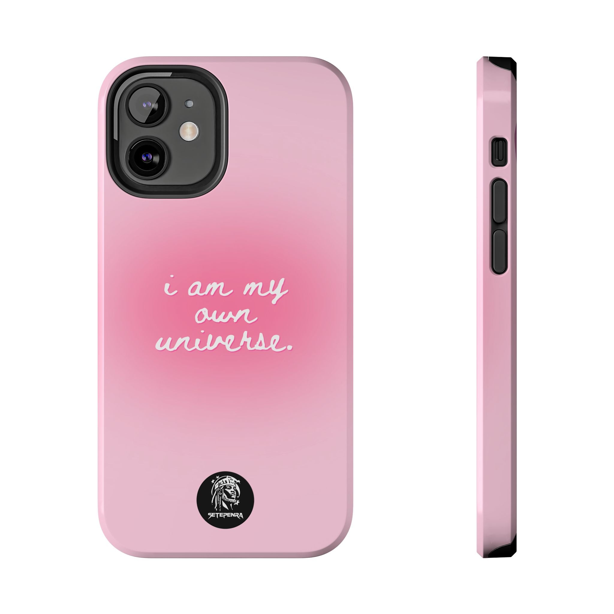 I Am My Own Universe Tough Phone Case (For iPhone, Galaxy & More) - Light Pink SETEPENRA Phone Case.