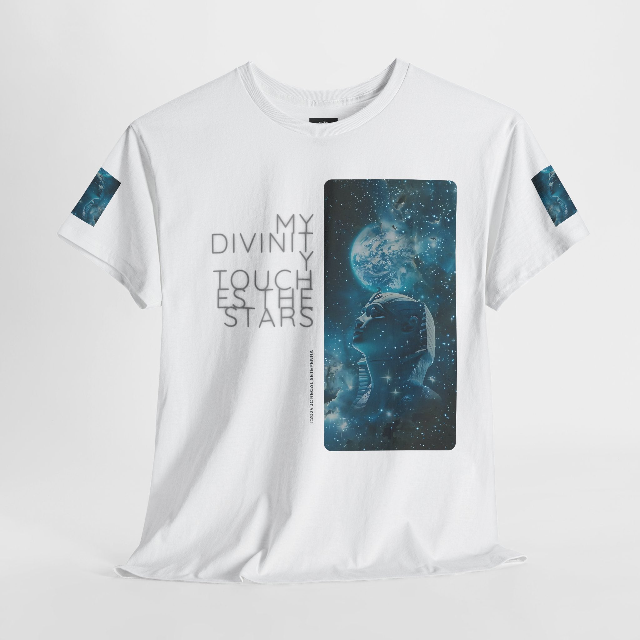 My Divinity Touches The Stars Unisex Heavy Cotton Tee SETEPENRA T-Shirt.