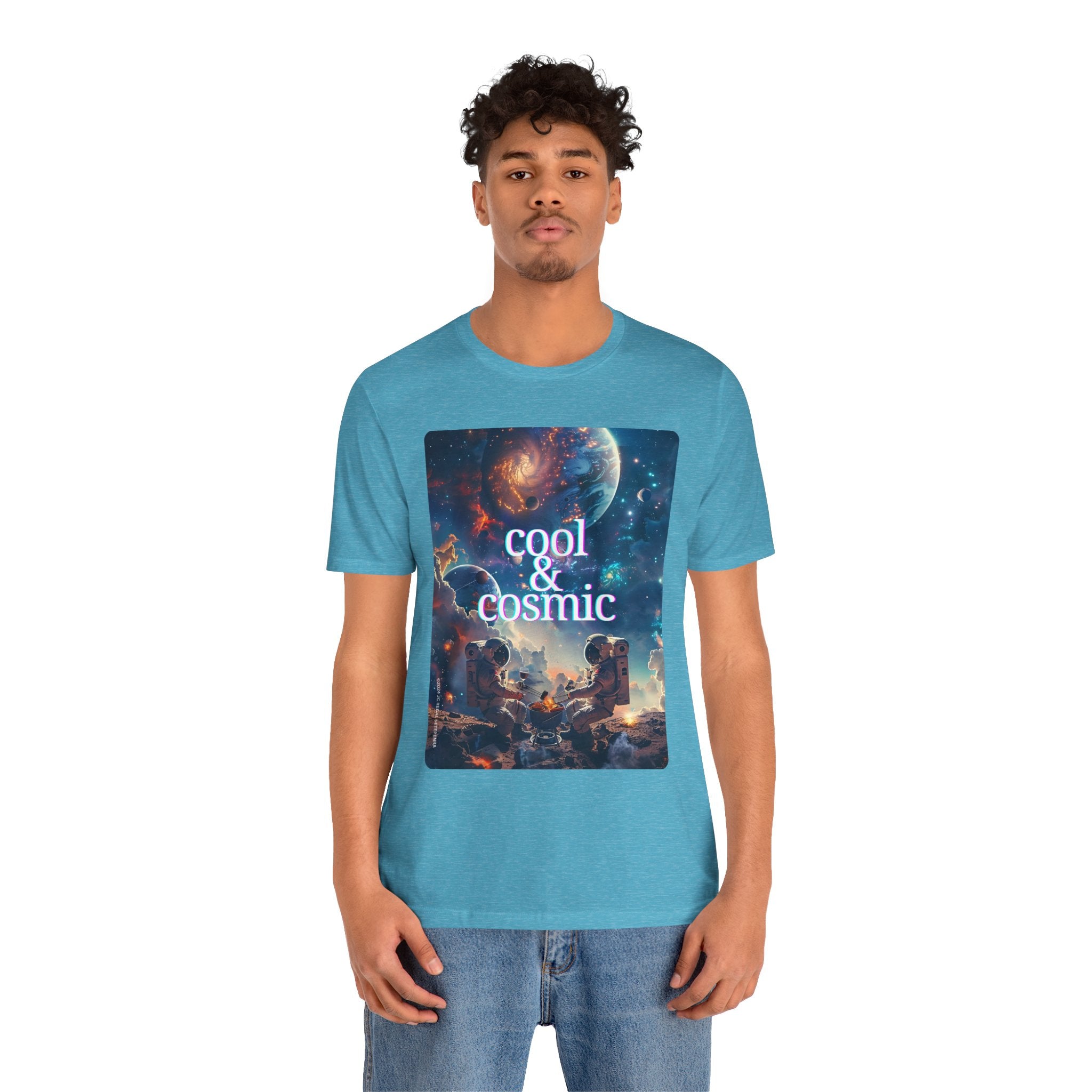 Cool & Cosmic Unisex Jersey Short Sleeve Tee SETEPENRA T-Shirt.