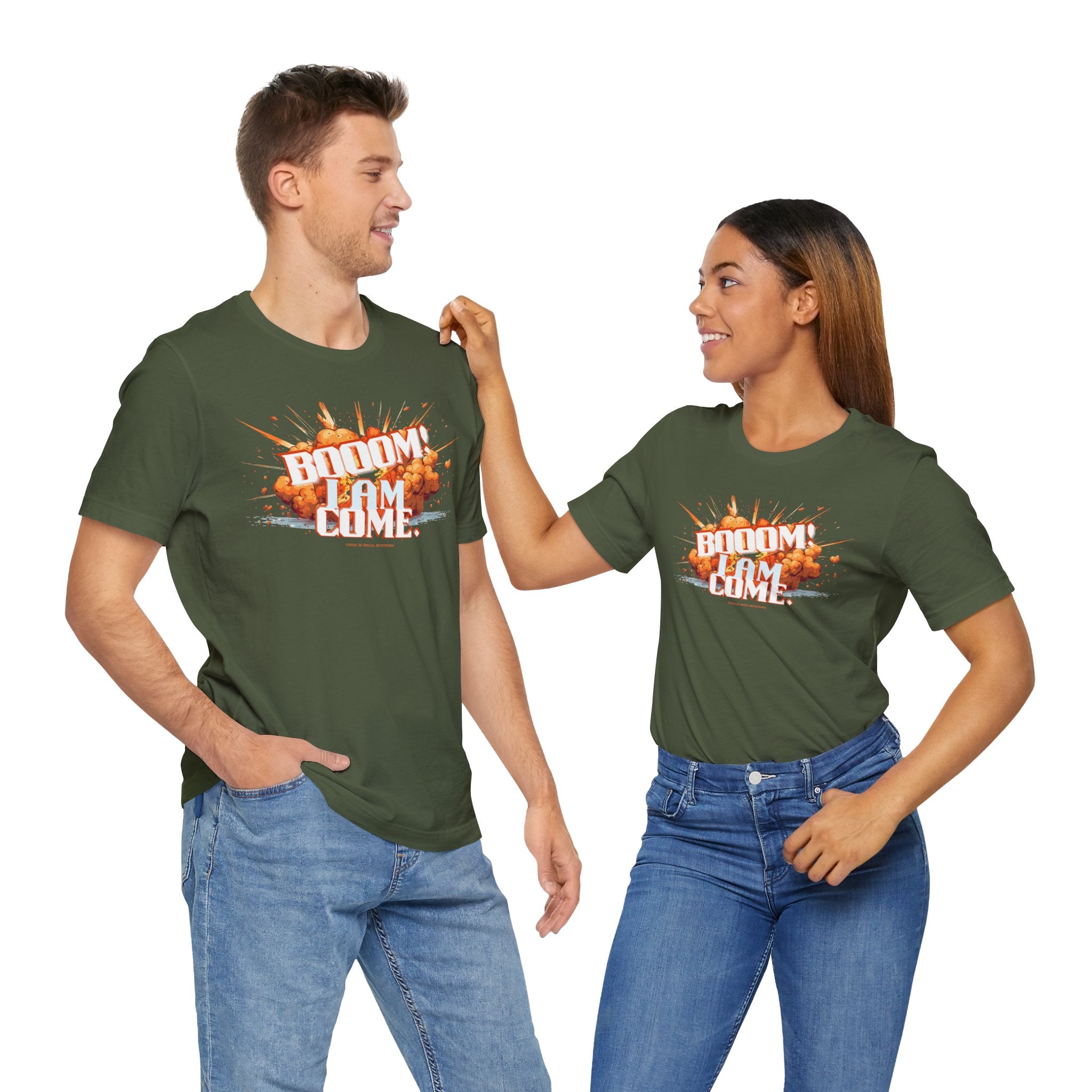 BOOOM! I AM COME Unisex Jersey Short Sleeve Tee