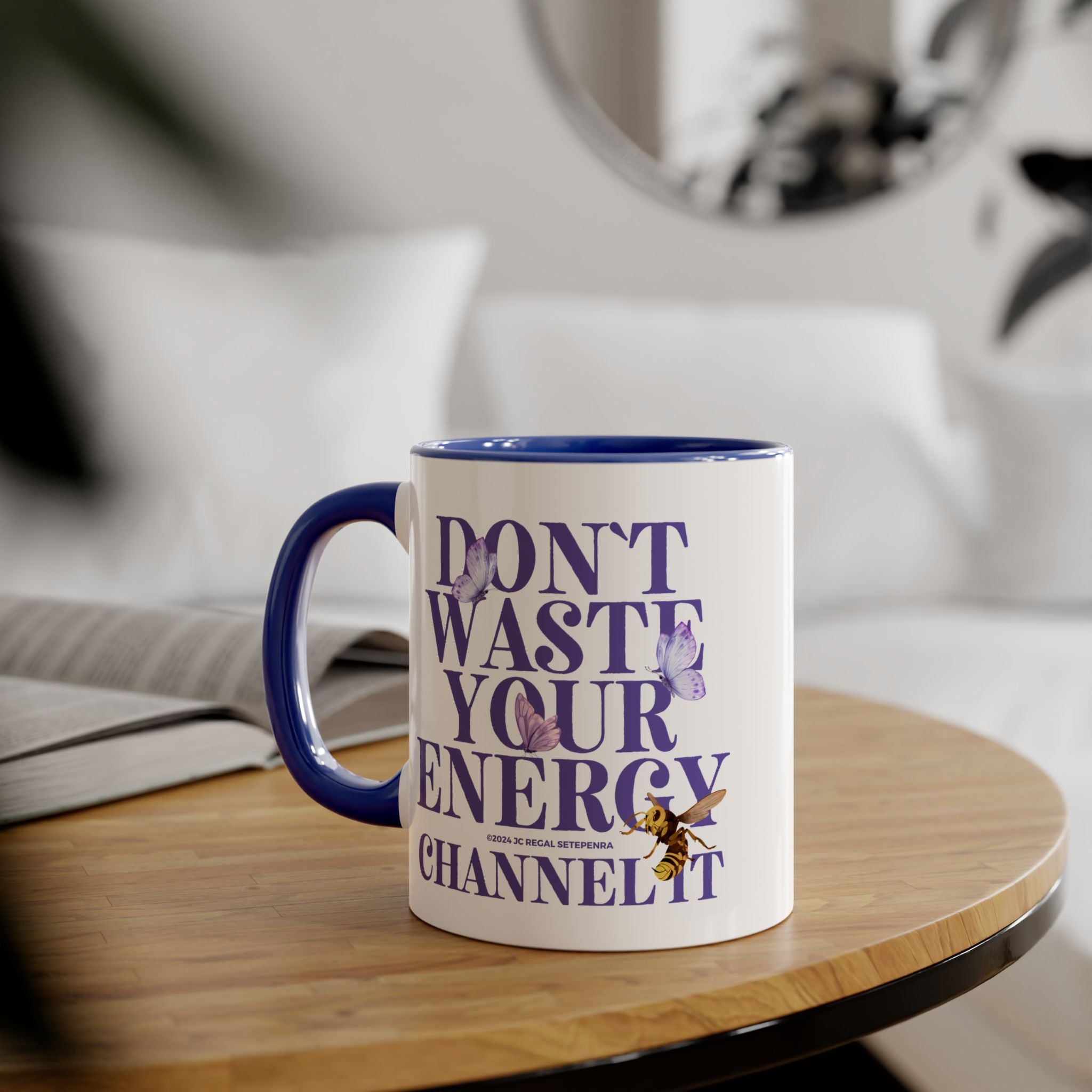 Channel It Accent Mug, 11oz (Various Colors)