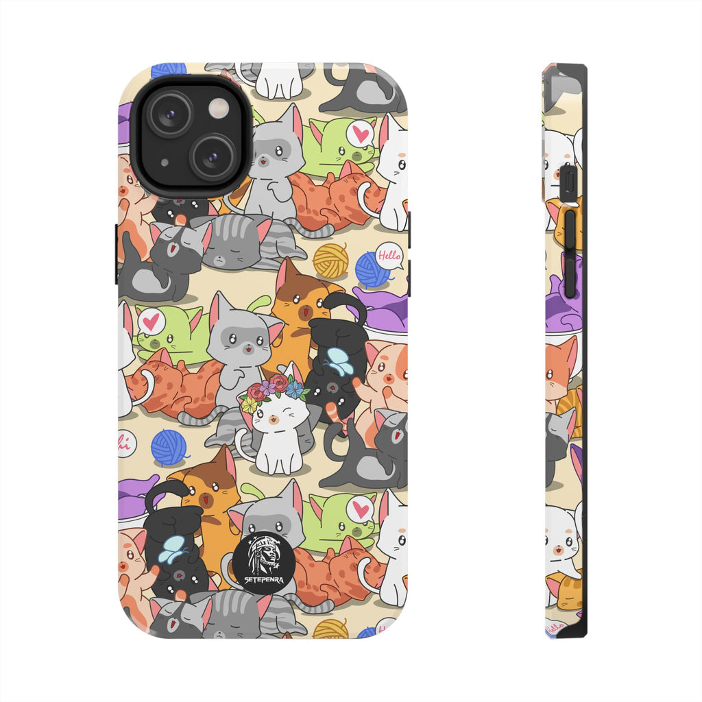 Cats A Lot Tough Phone Case (For iPhone, Galaxy & More)