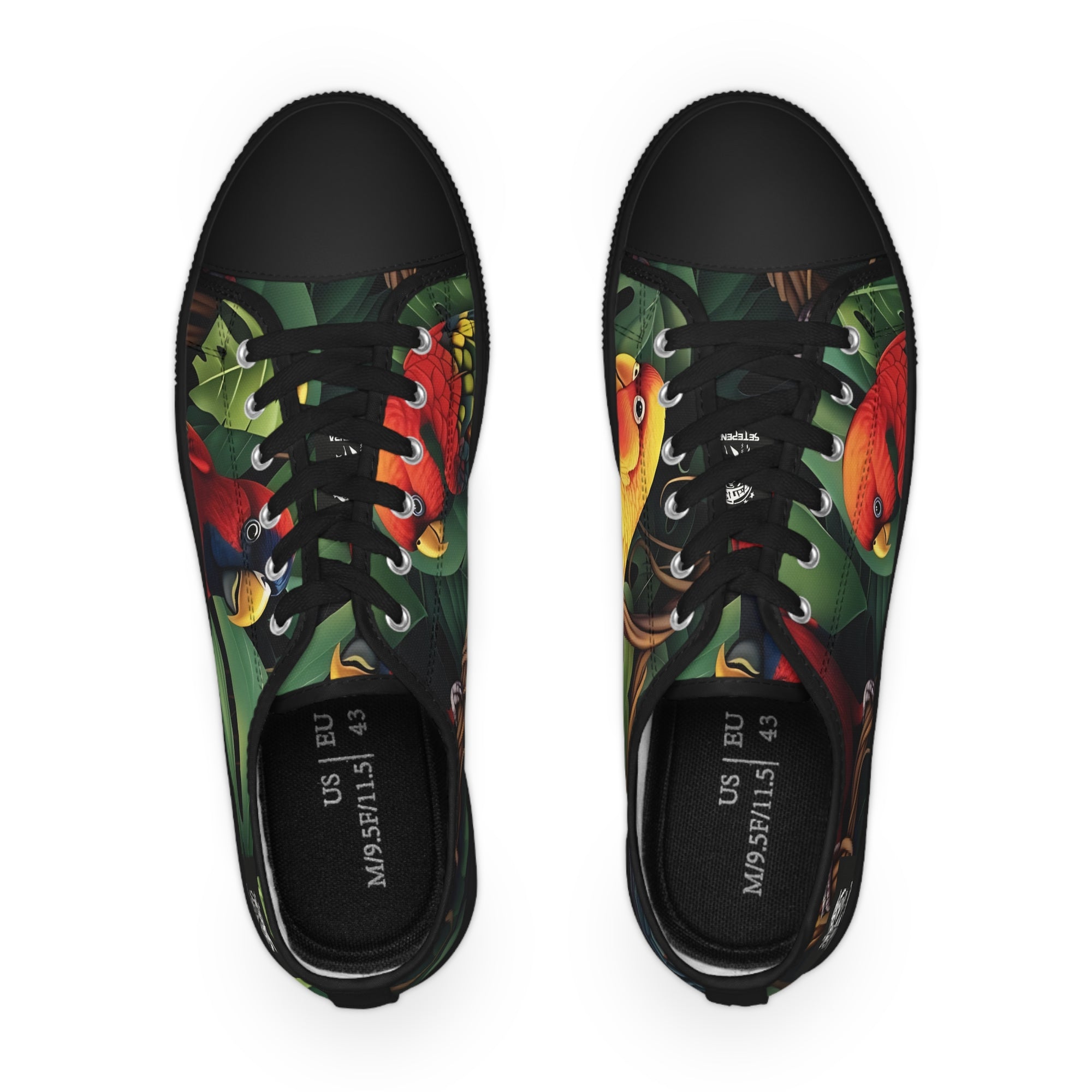 Tri-Parrot Men's Low Top Sneakers SETEPENRA Shoes.