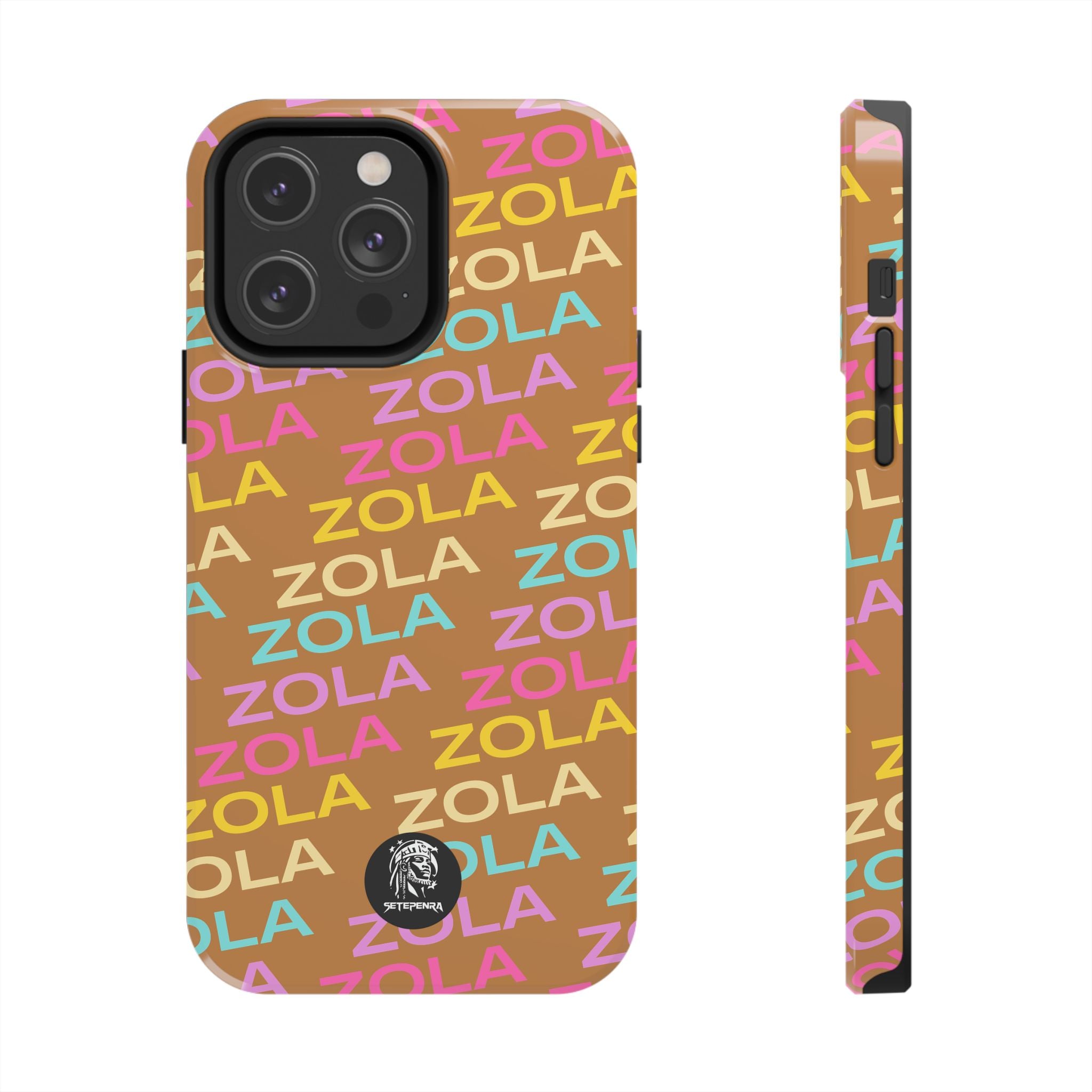 Zola Tough Phone Case (For iPhone, Galaxy & More) - Light Brown
