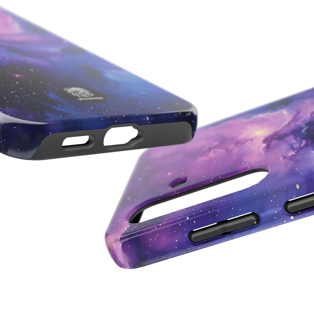 Purple Cosmos Tough Phone Case (For iPhone, Galaxy & More)