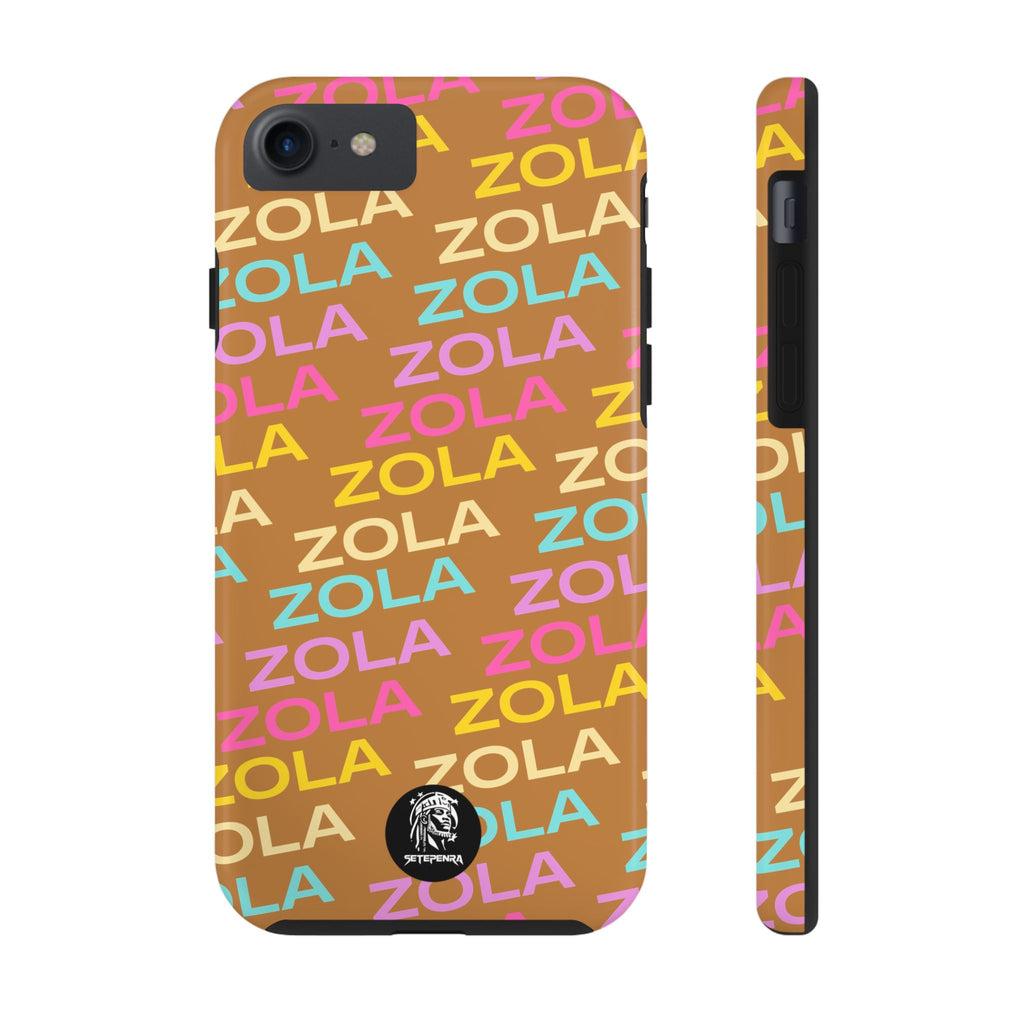 Zola Tough Phone Case (For iPhone, Galaxy & More) - Light Brown SETEPENRA Phone Case.