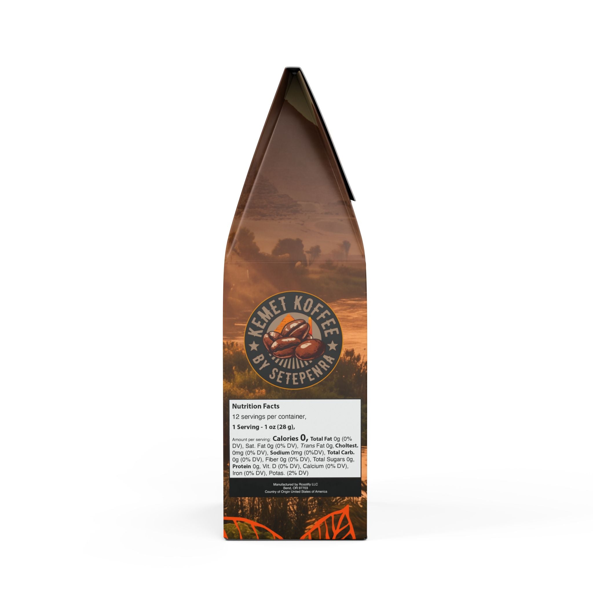 Kemet Koffee By Setepenra Ptah Valley Medium-Dark Roast Coffee Blend