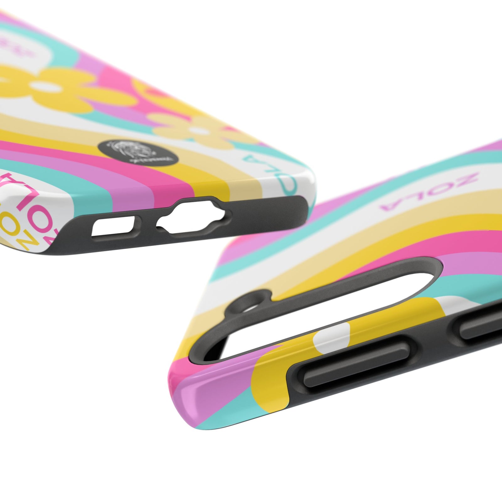 Zola Tough Phone Case (For iPhone, Galaxy & More) - White Wave SETEPENRA Phone Case.