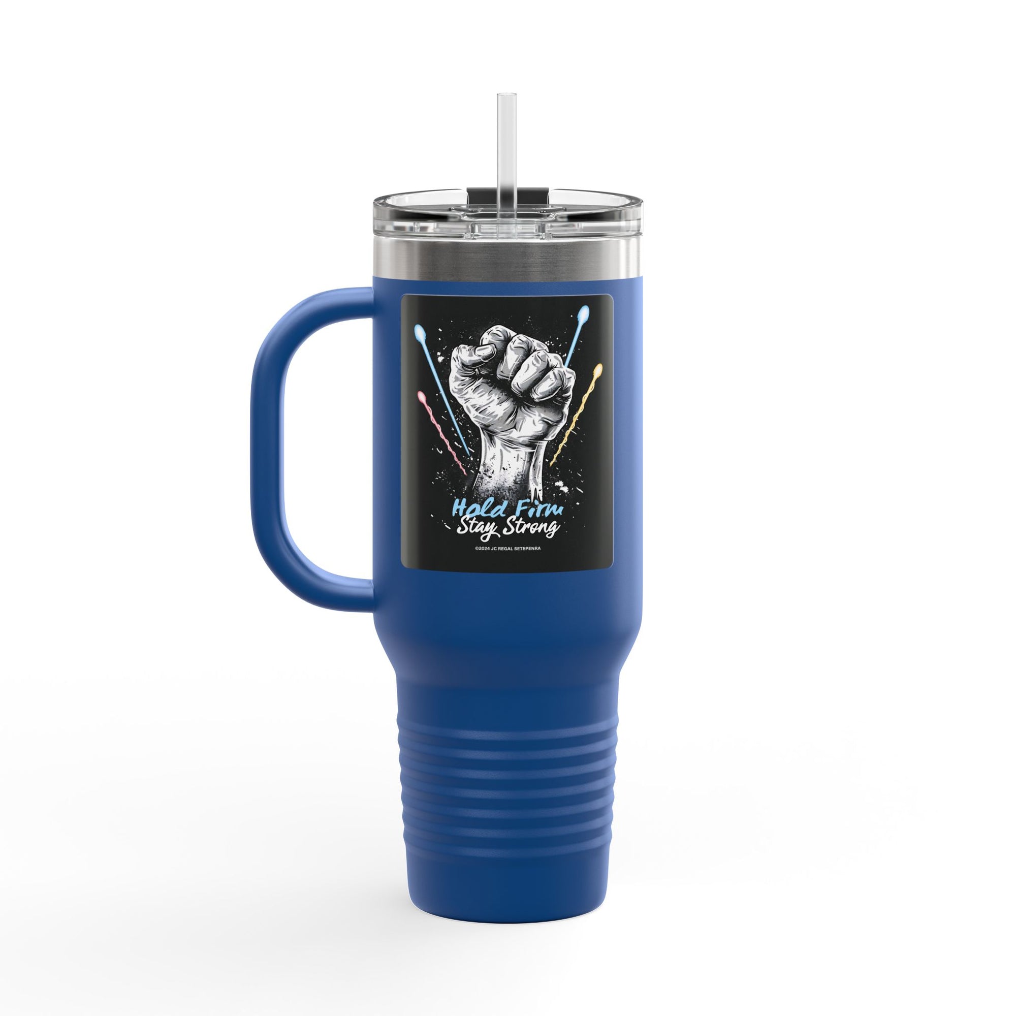 Hold Firm Stay Strong Insulated Travel Mug, 40oz