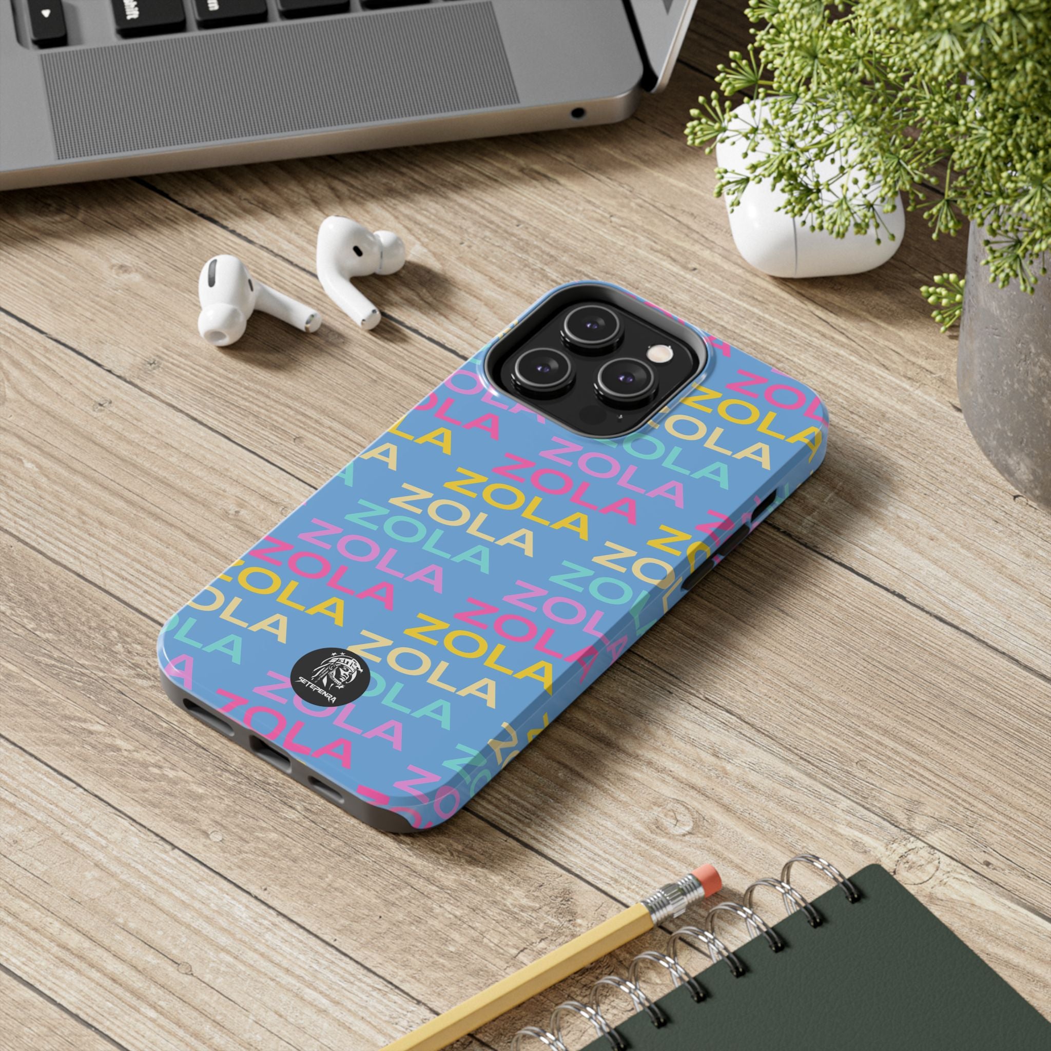 Zola Tough Phone Case (For iPhone, Galaxy & More) - Light Blue