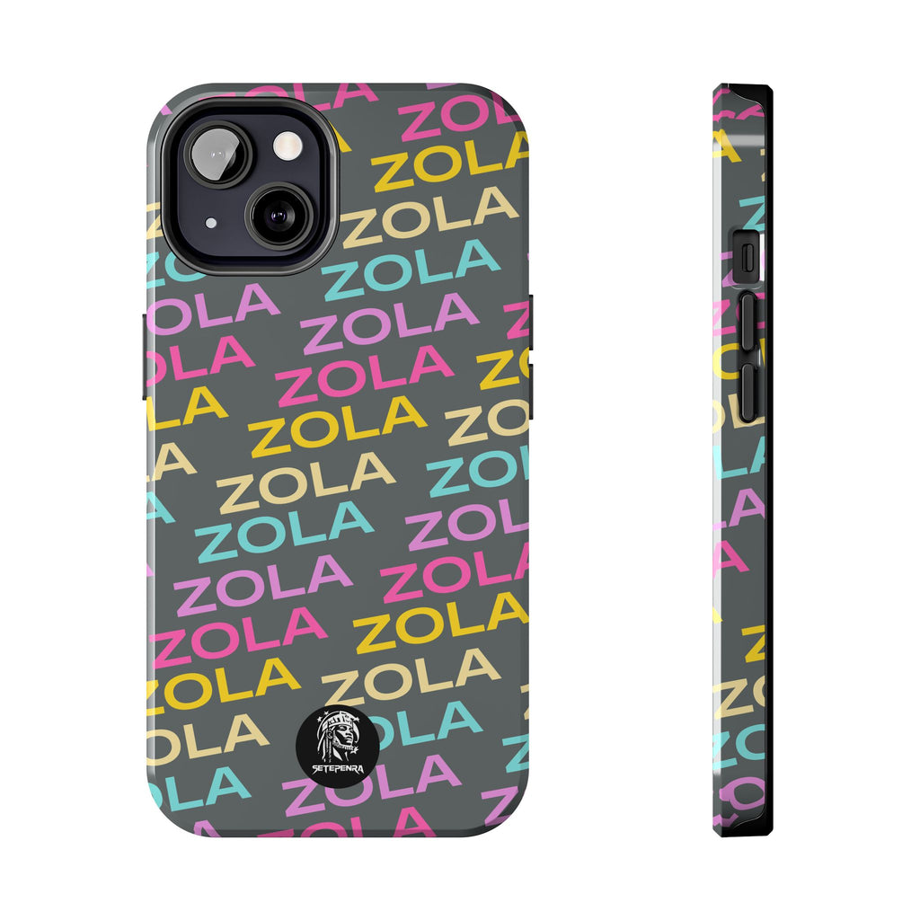 Zola Tough Phone Case (For iPhone, Galaxy & More) - Dark Grey SETEPENRA Phone Case.