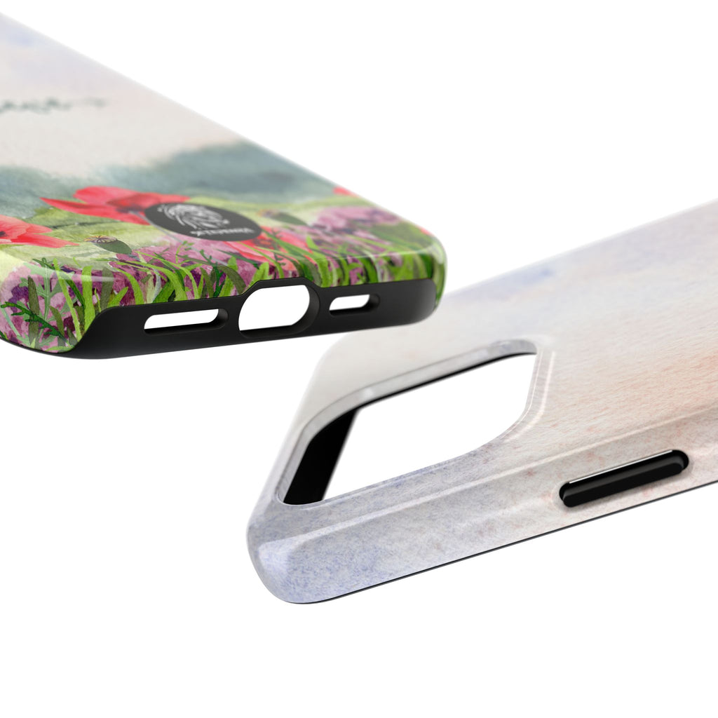 Believe Tough Phone Case (For iPhone, Galaxy & More) - Watercolor Flower