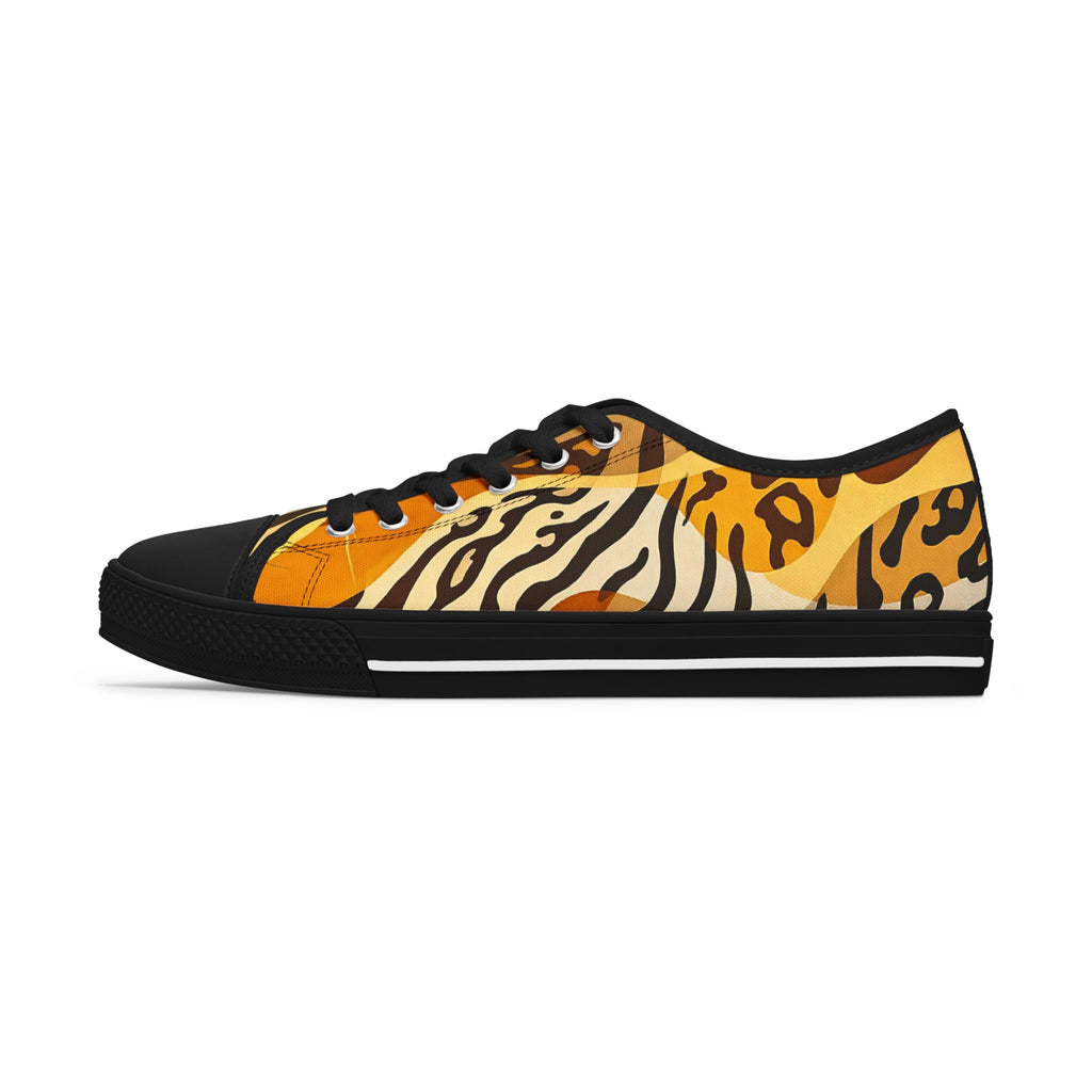 Afrikana Wildskin Women's Low Top Sneakers SETEPENRA Shoes.