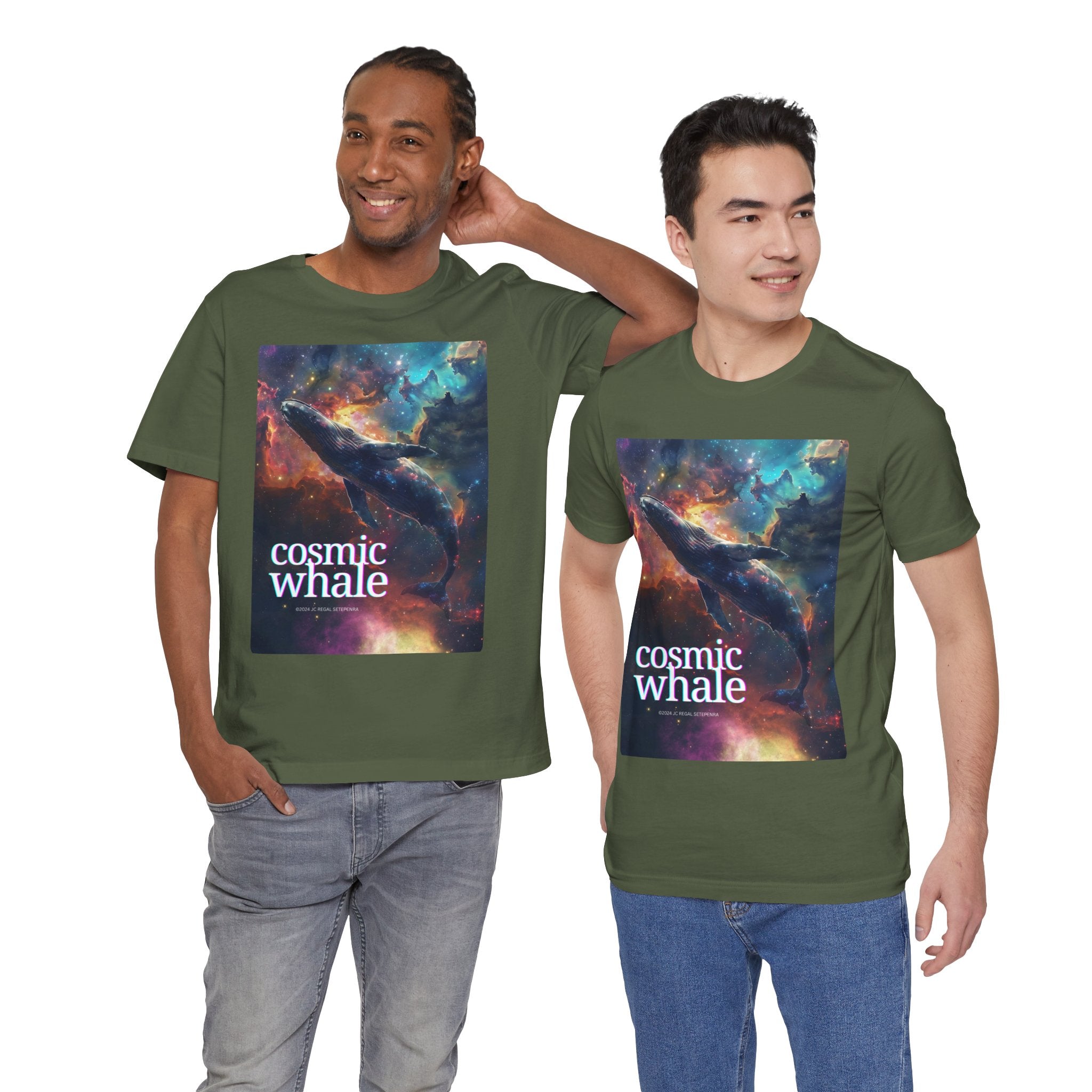 Cosmic Whale Unisex Jersey Short Sleeve Tee