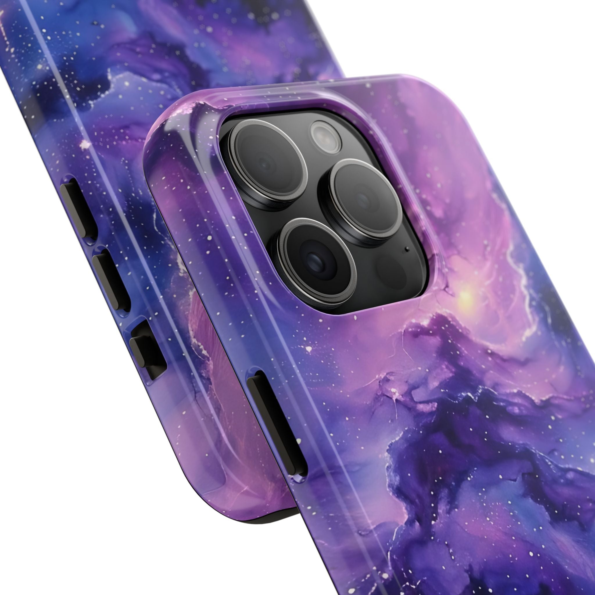 Purple Cosmos Tough Phone Case (For iPhone, Galaxy & More)