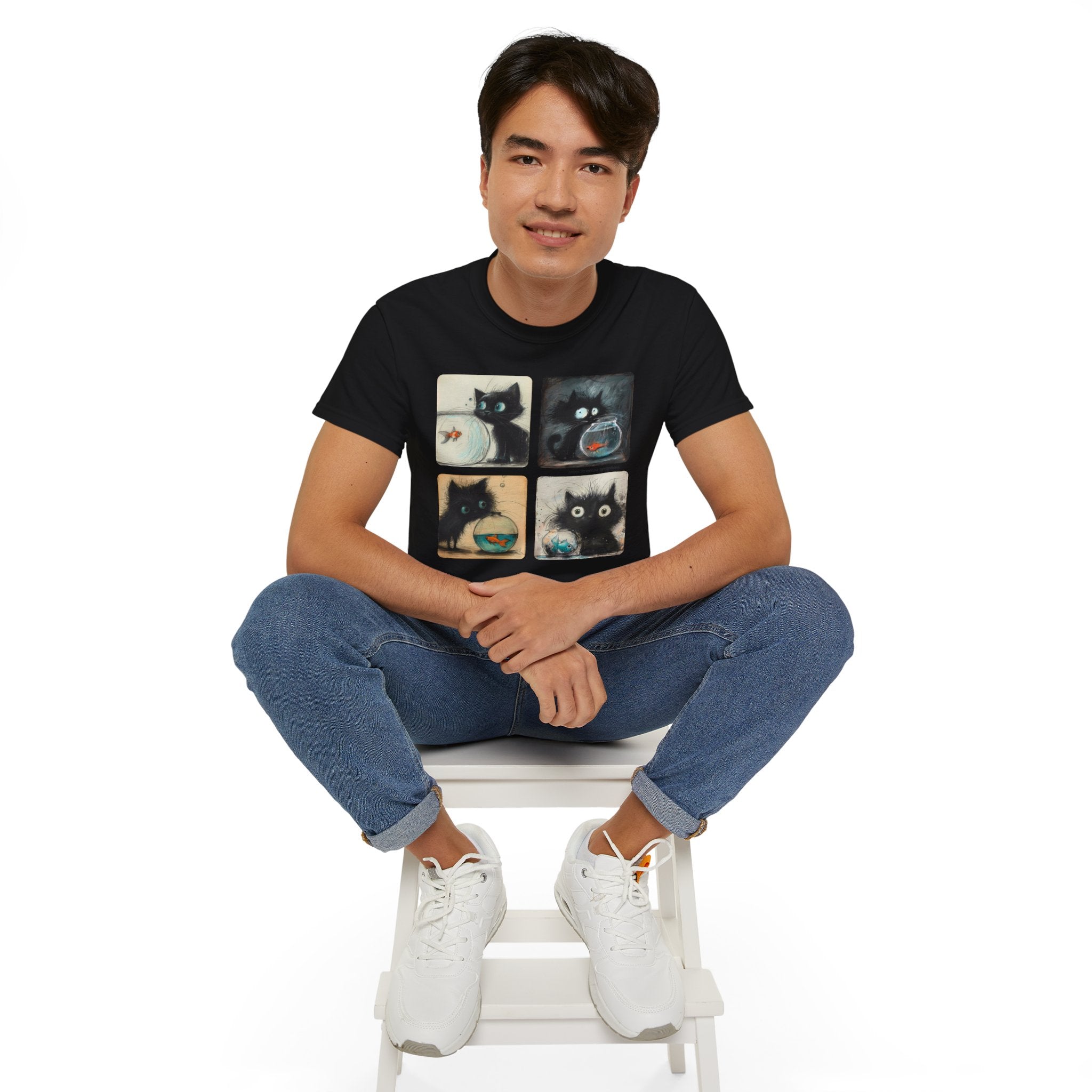 Fishy Kitty Unisex Ultra Cotton Tee