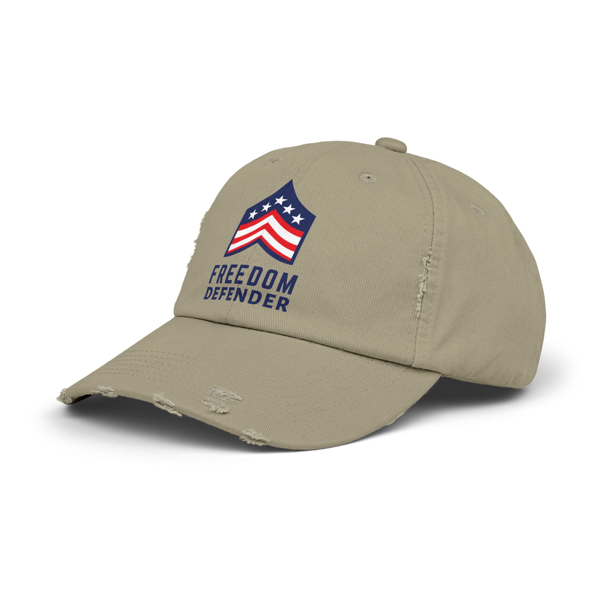 Freedom Defender Unisex Distressed Cap