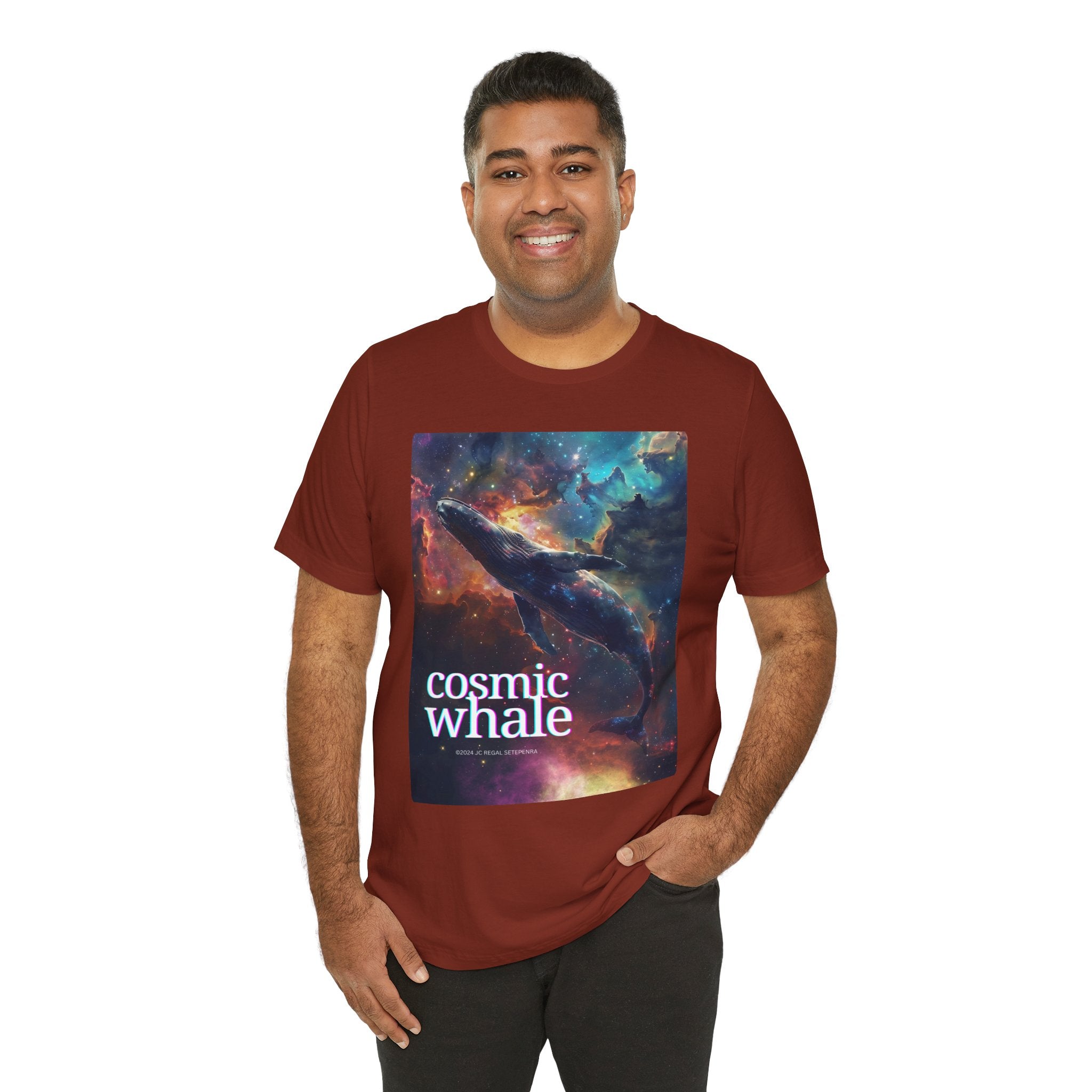 Cosmic Whale Unisex Jersey Short Sleeve Tee