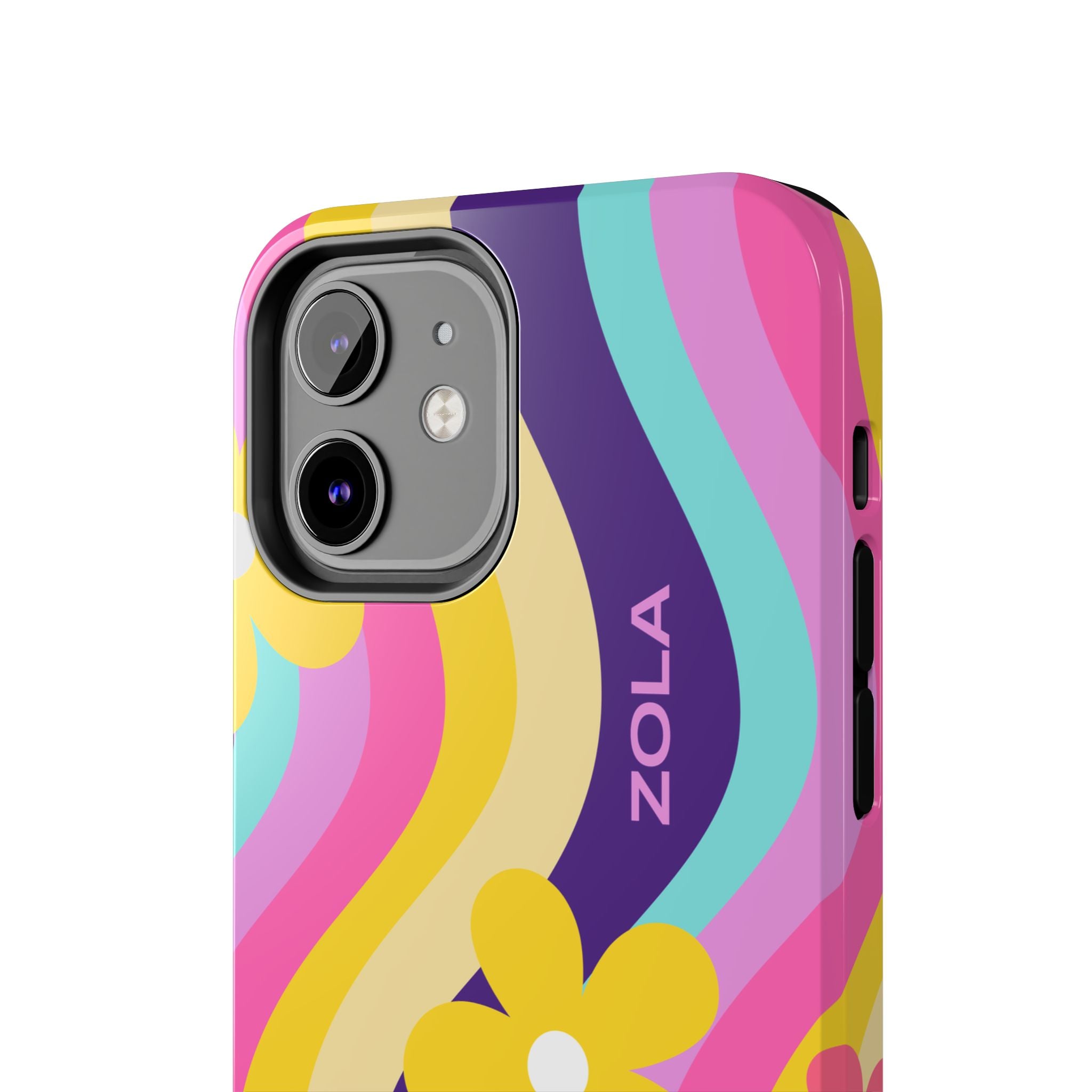 Zola Tough Phone Case (For iPhone, Galaxy & More) - Purple Wave
