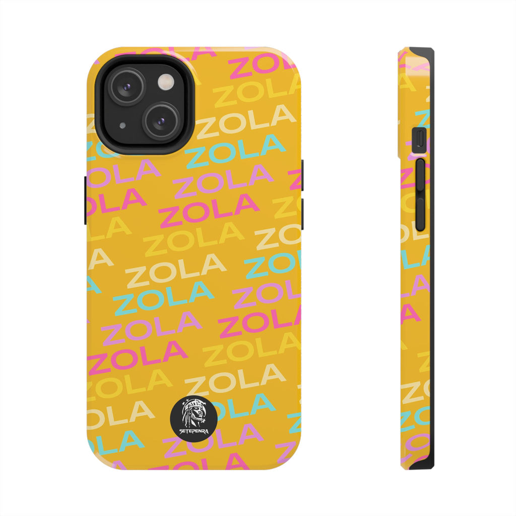 Zola Tough Phone Case (For iPhone, Galaxy & More) - Yellow SETEPENRA Phone Case.